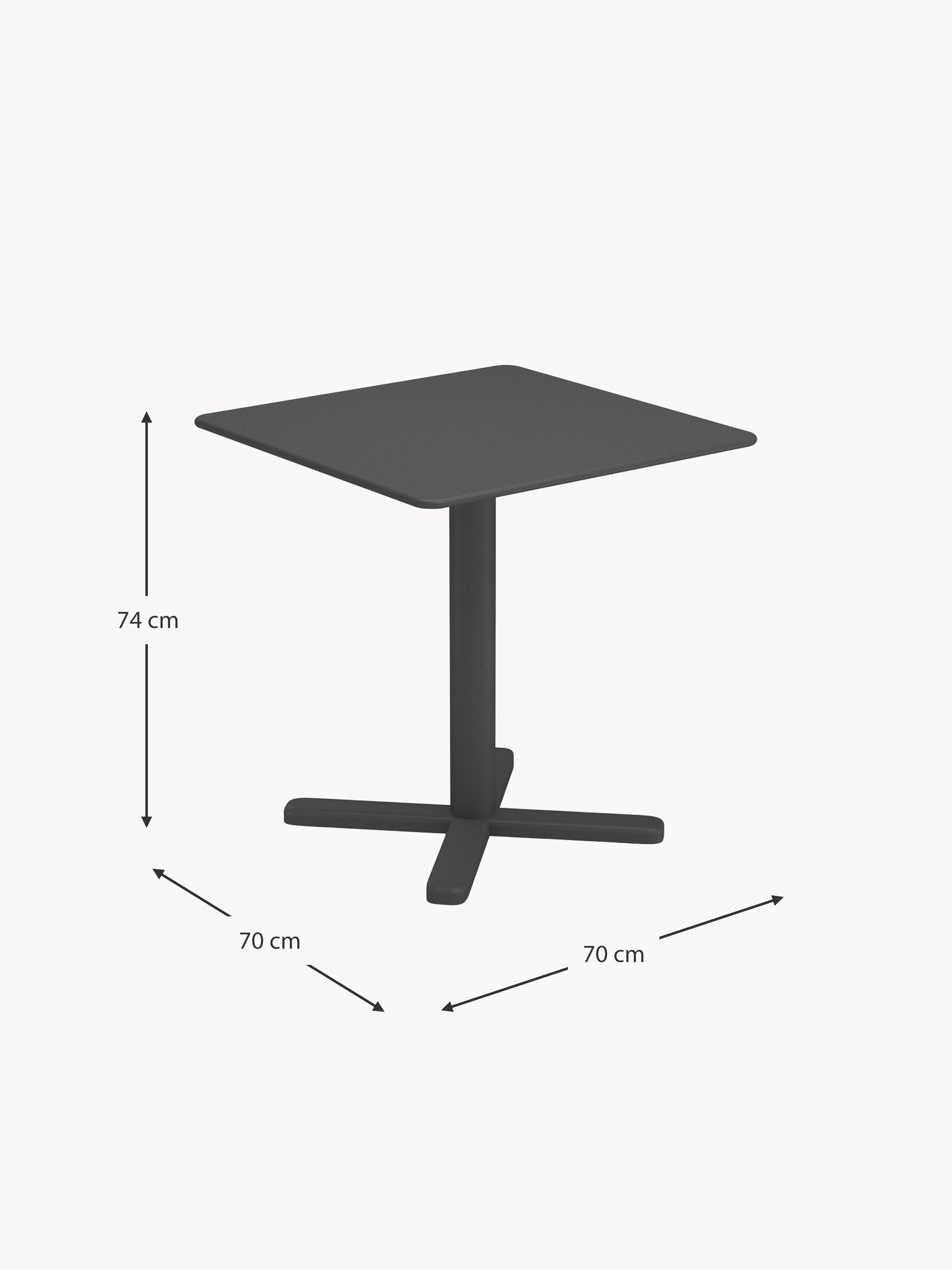 Darwin Folding Garden Table, 70 x 70 cm