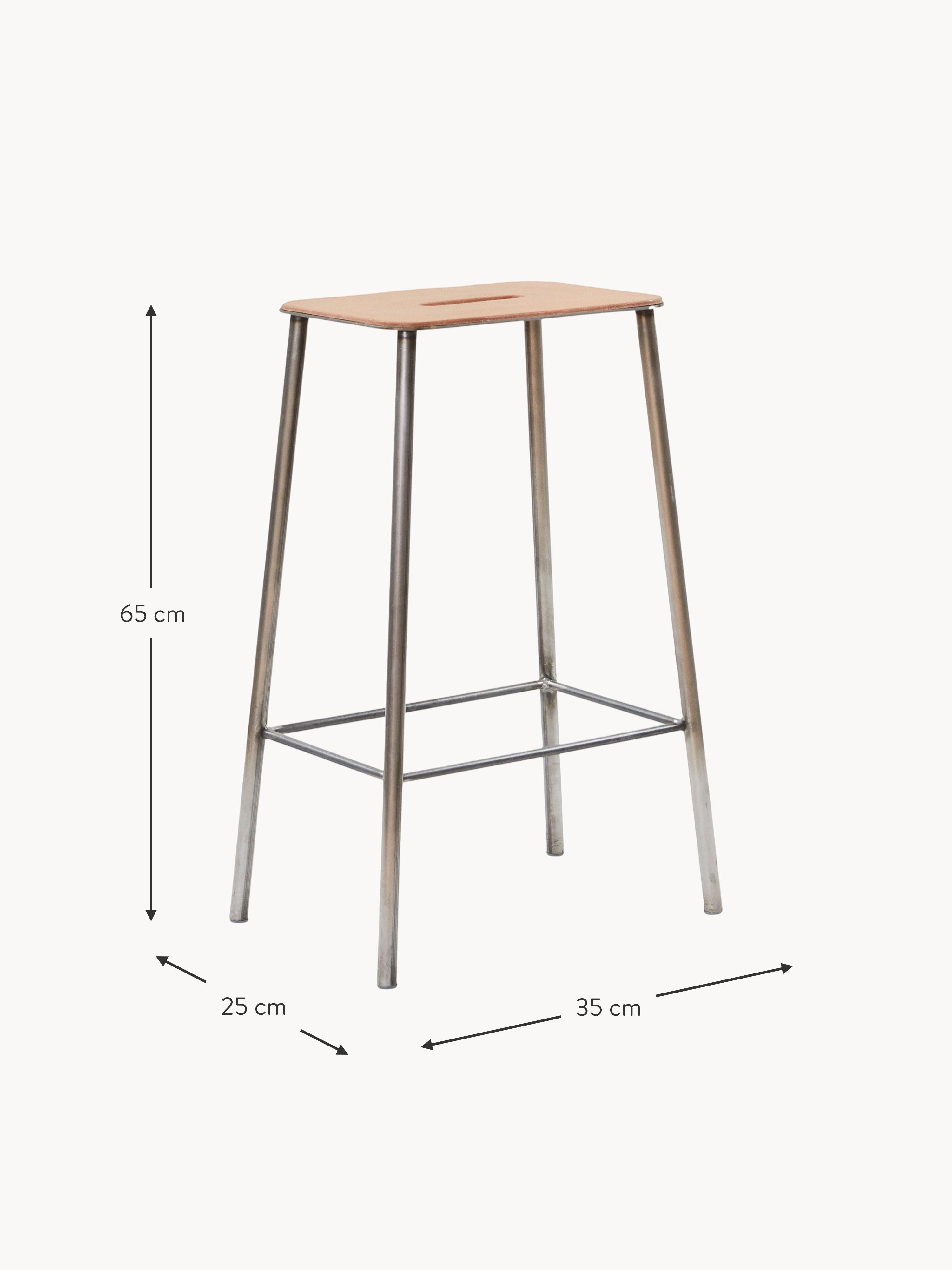 Adam Leather Counter Stool