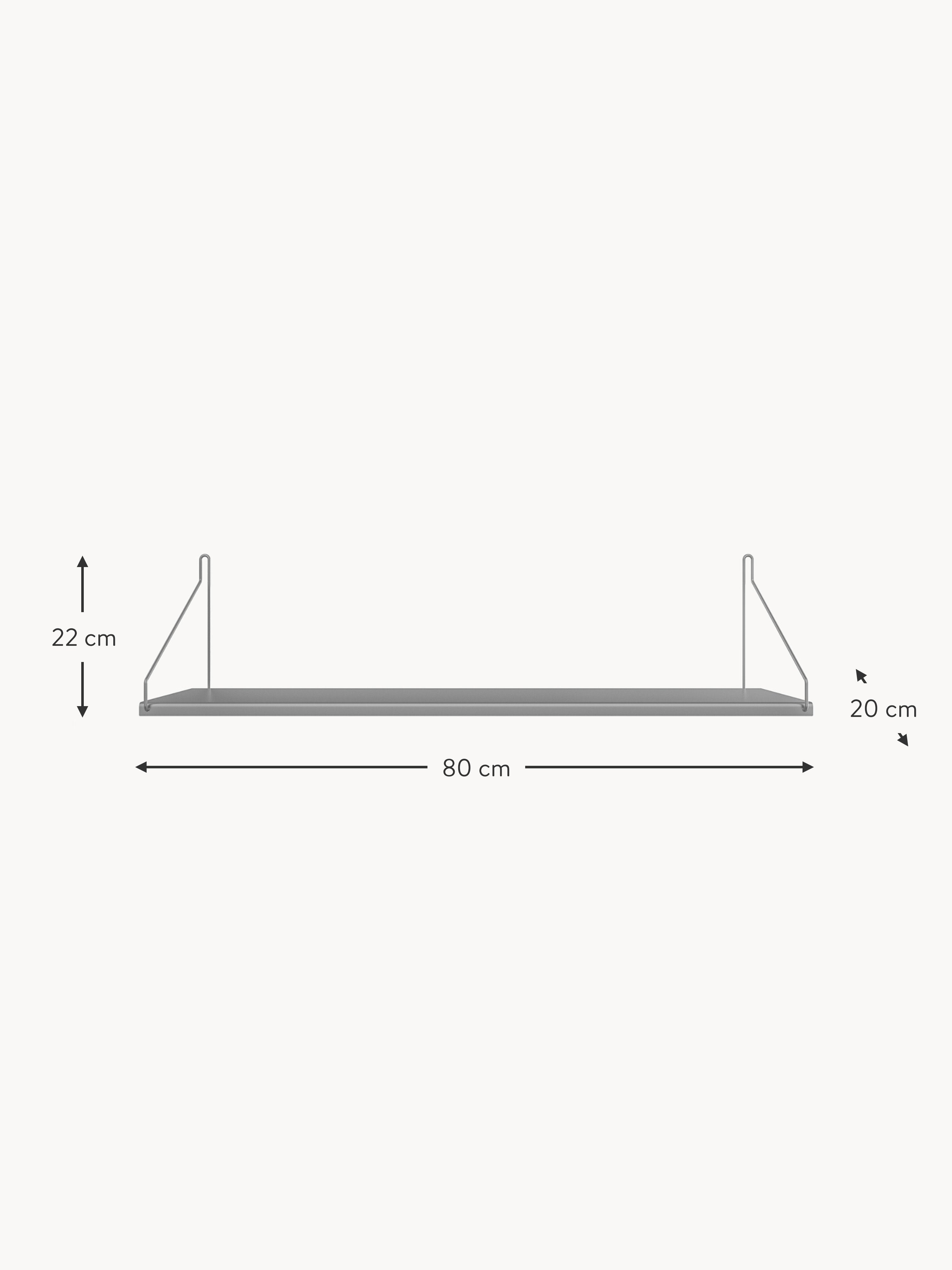 Single Wall-Mounted Shelf