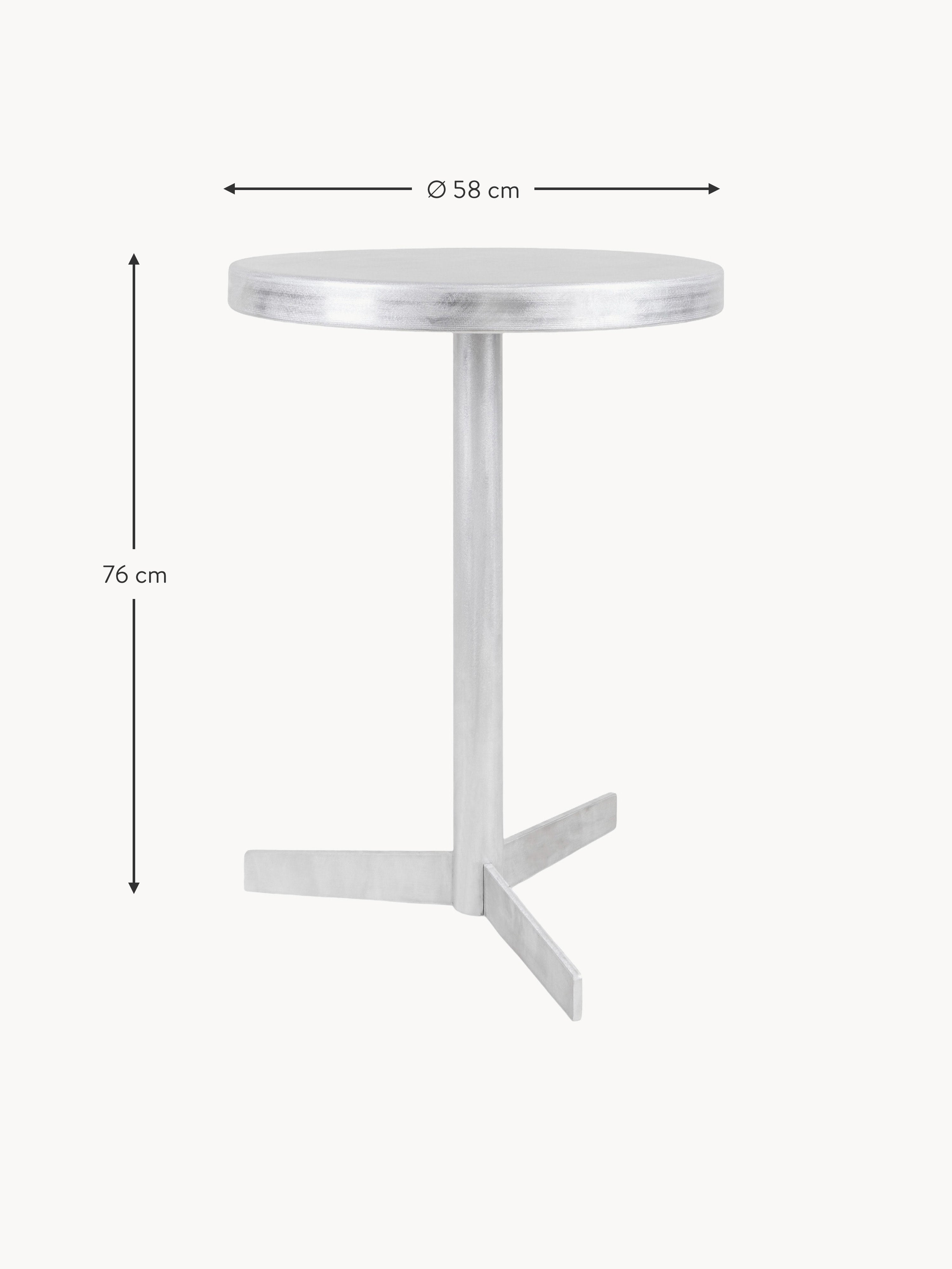 Tasca Round Metal Dining Table, Ø 58 cm