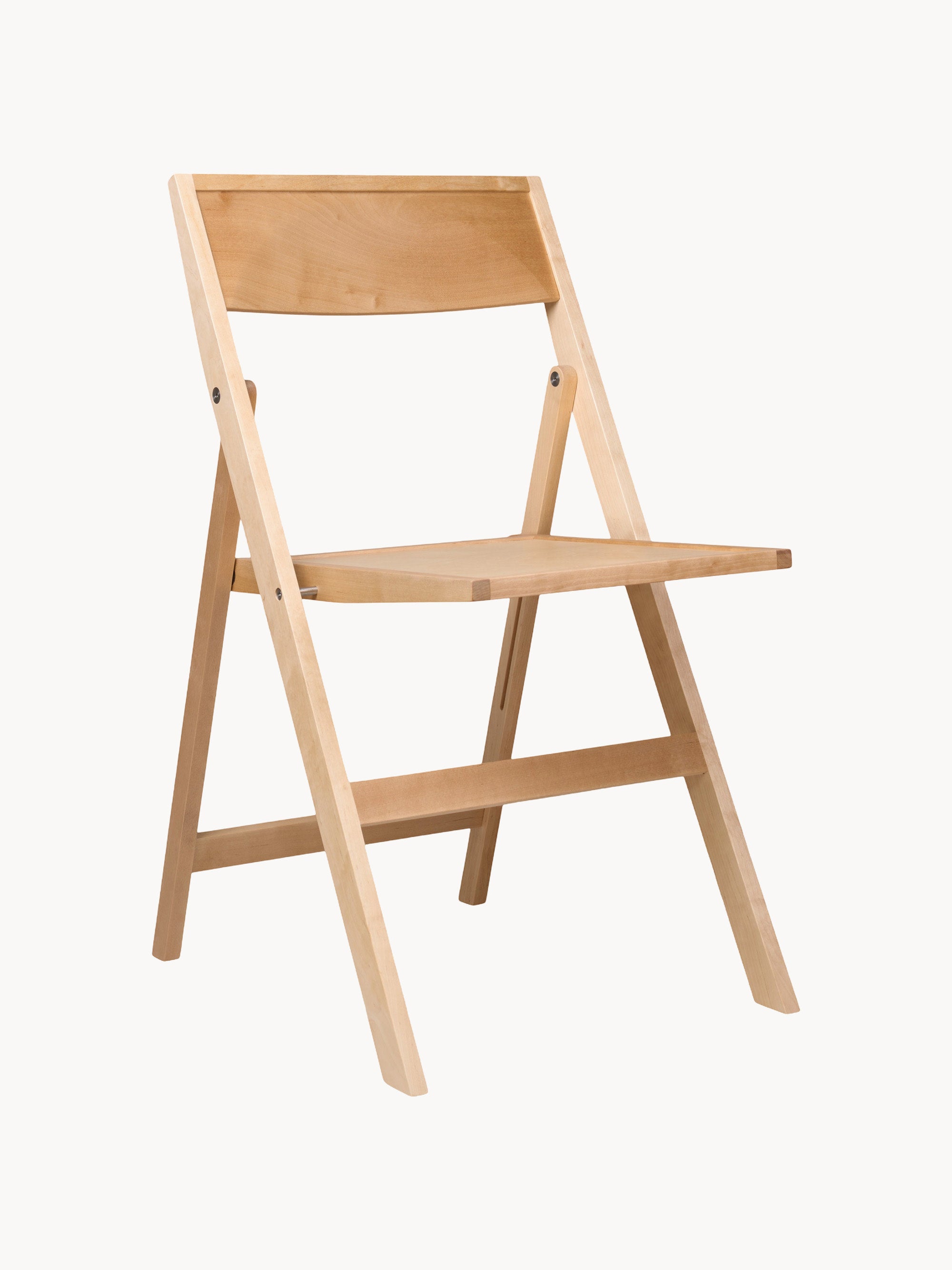Gallery image 1 - Folding Birch Wood Dining Chair Flat