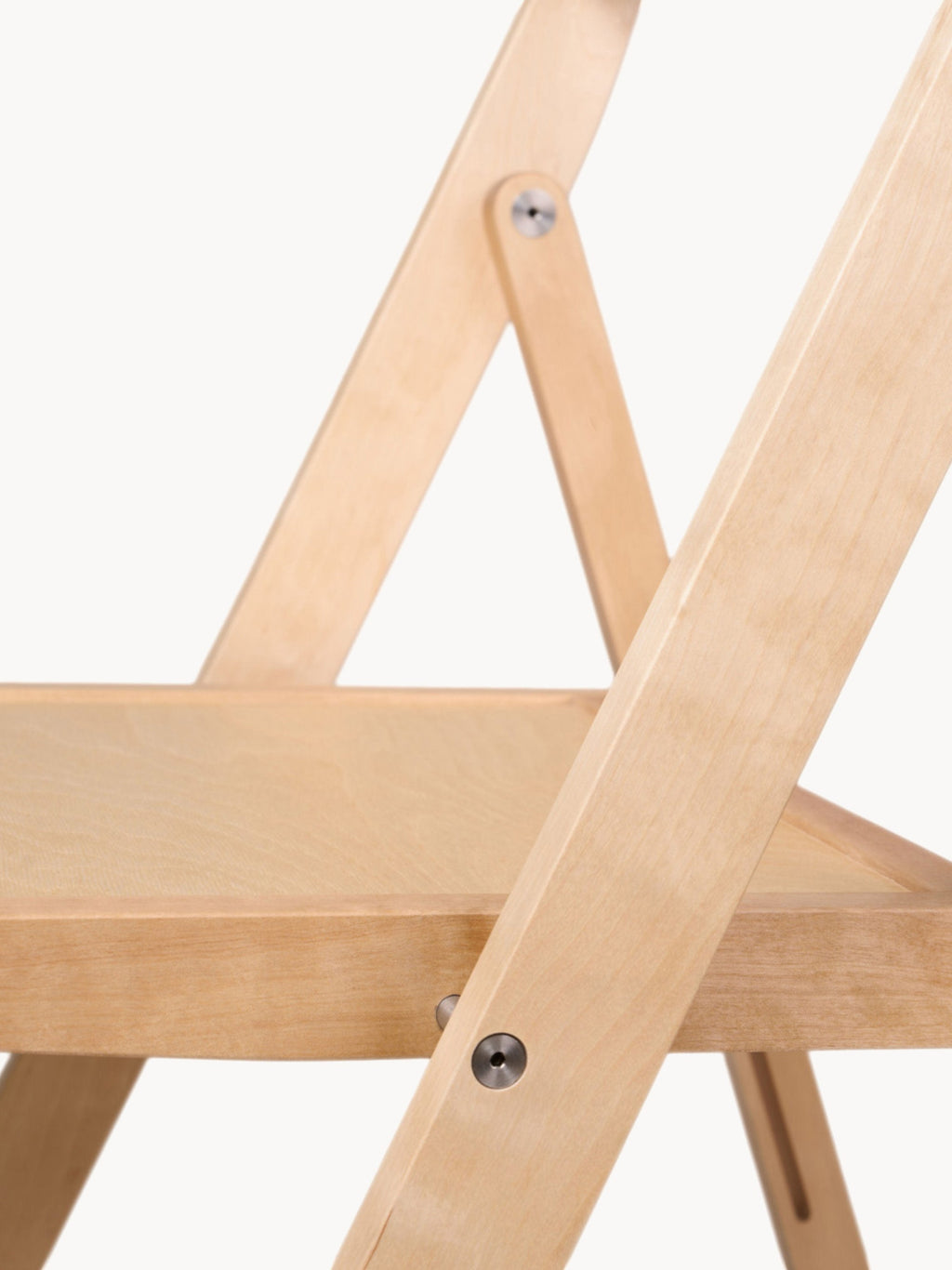 Flat Folding Birch Wood Dining Chair