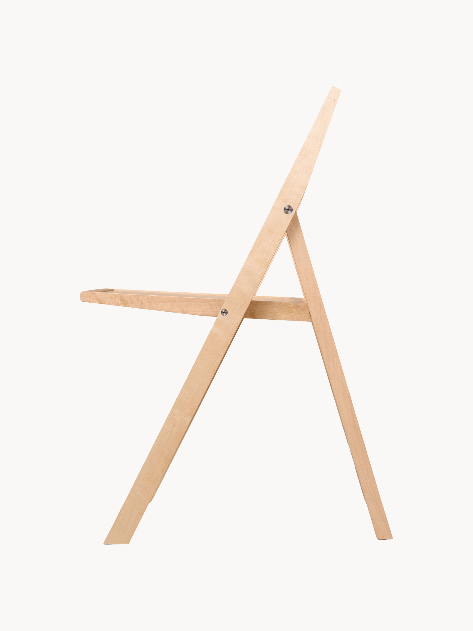 Flat Folding Birch Wood Dining Chair