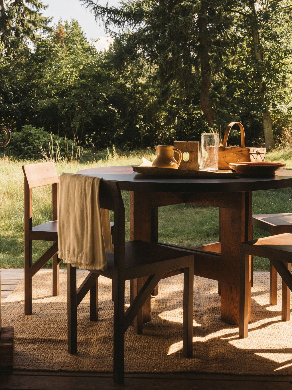 Bracket Ash Wood Dining Chair