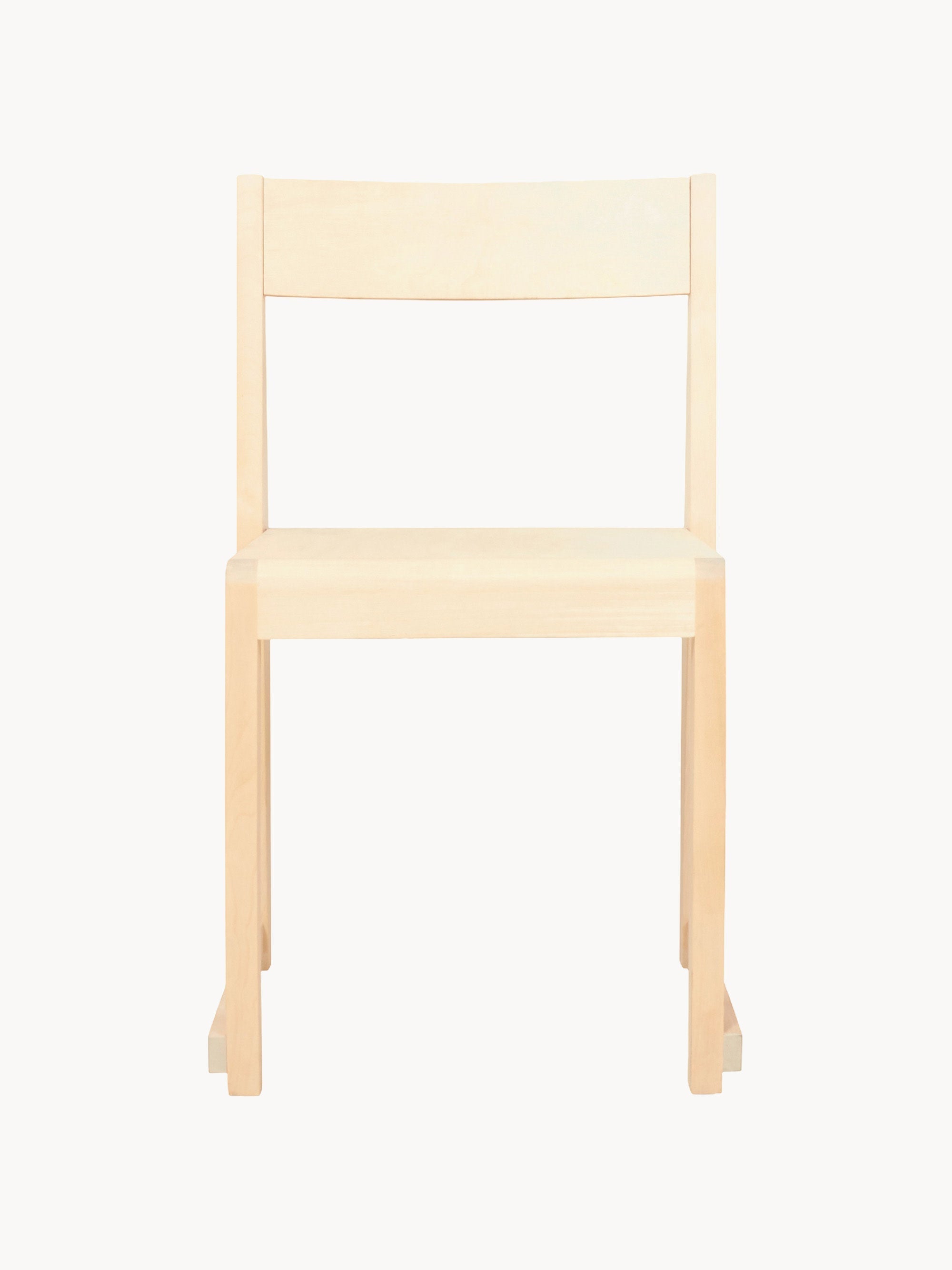 Birch Wood Dining Chair 01