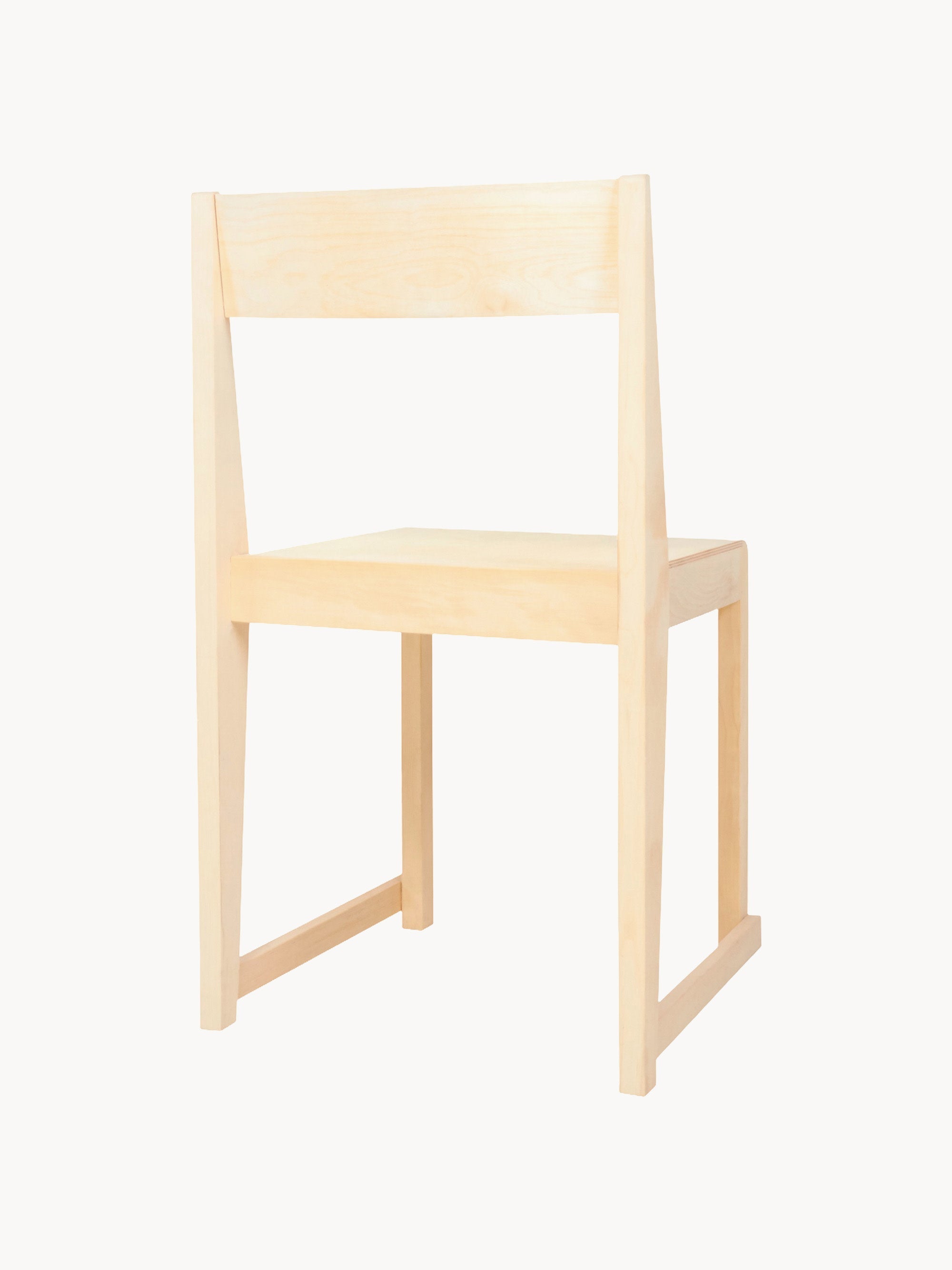Birch Wood Dining Chair 01