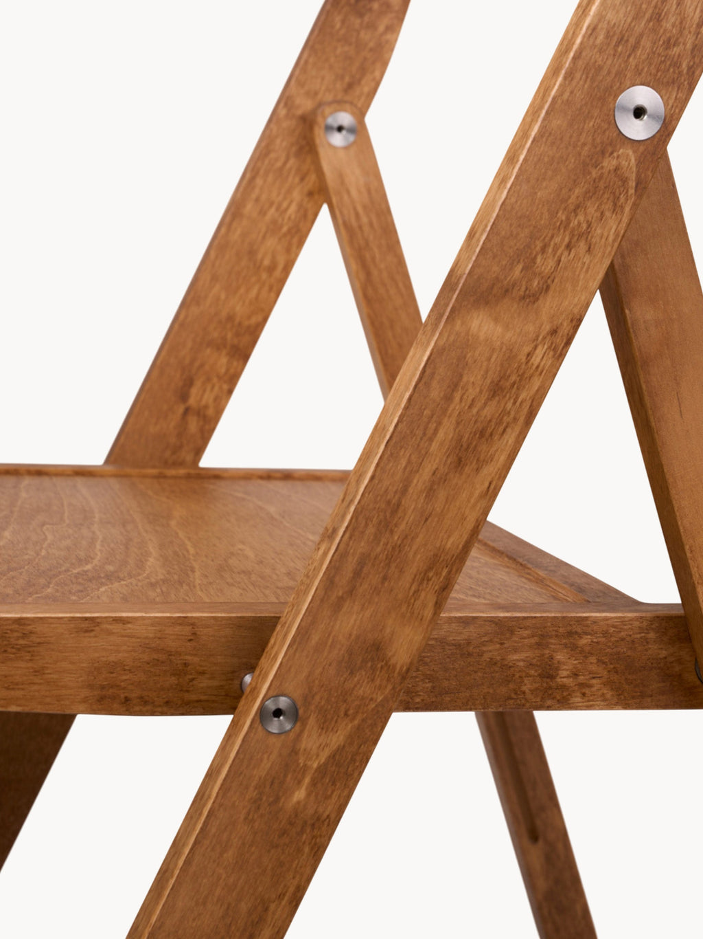 Flat Folding Birch Wood Dining Chair