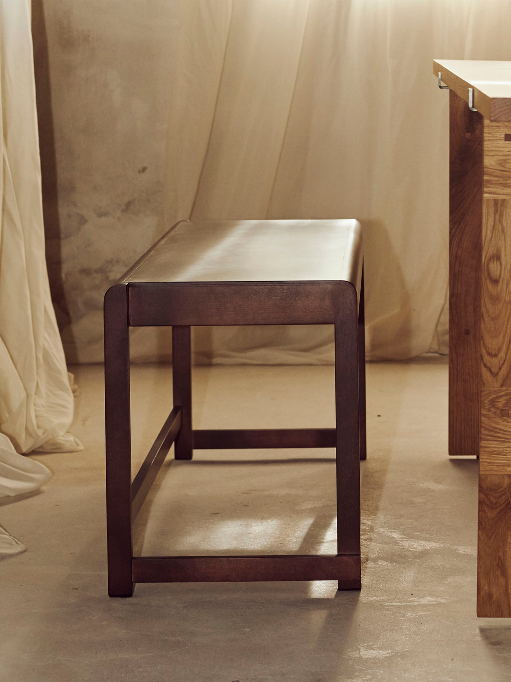 Birch Wood Bench 01