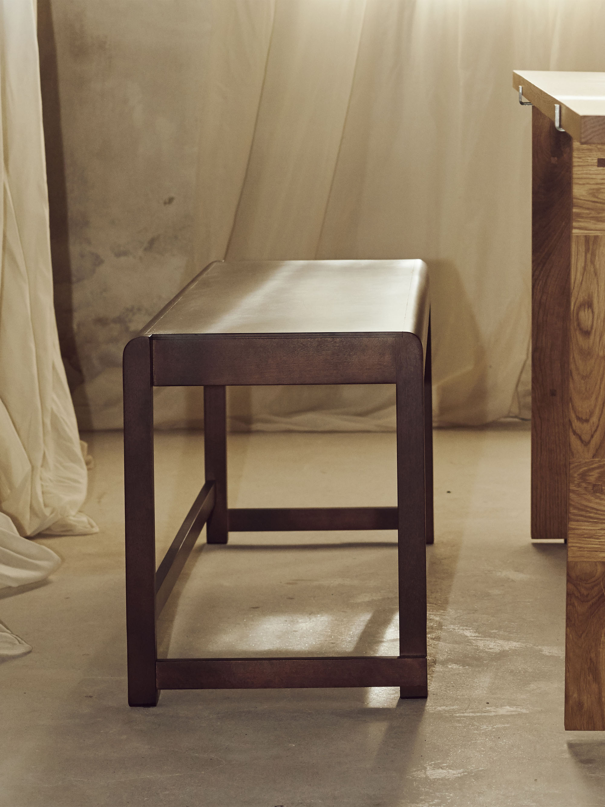 Birch Wood Bench 01