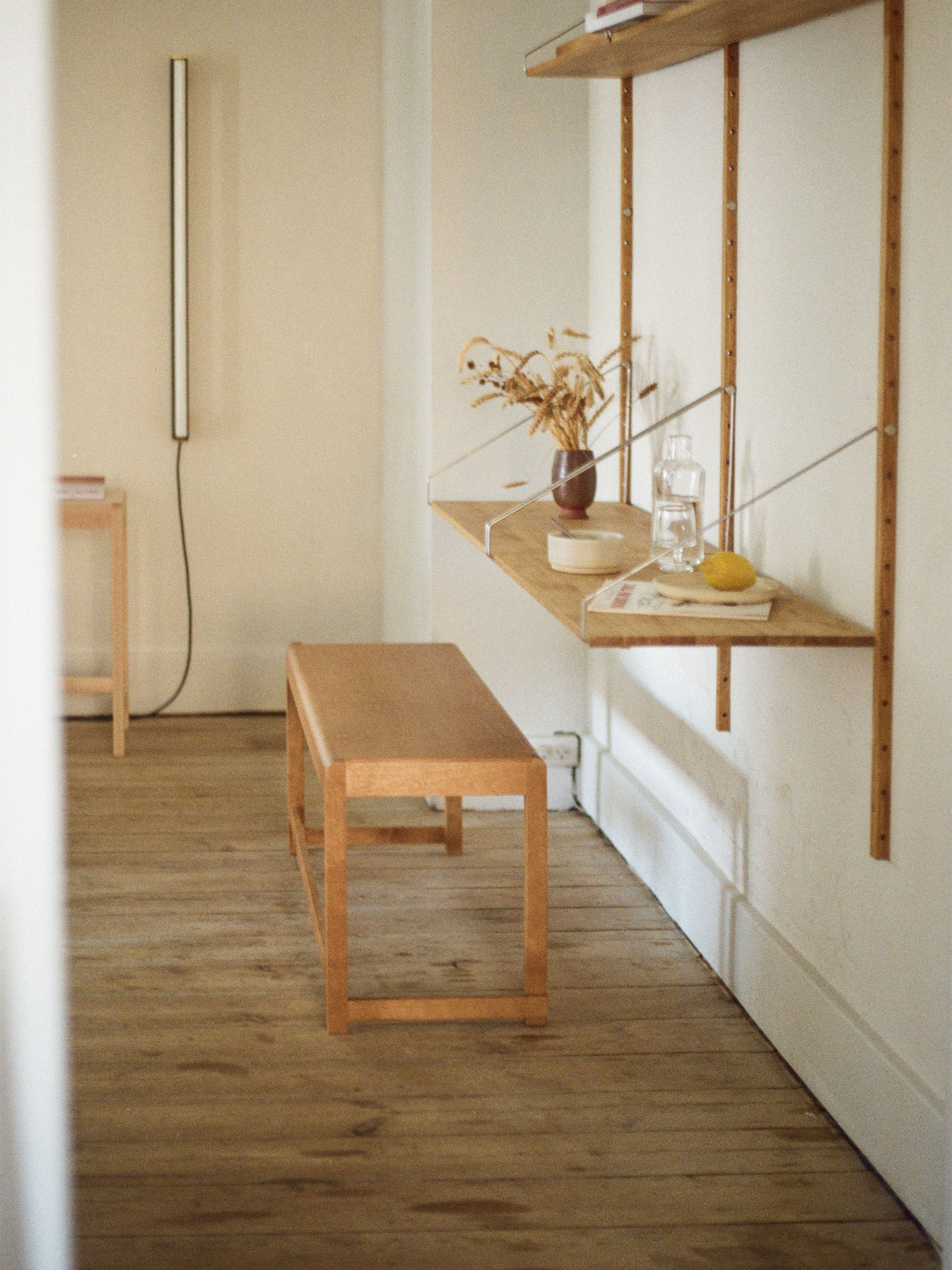 Birch Wood Bench 01
