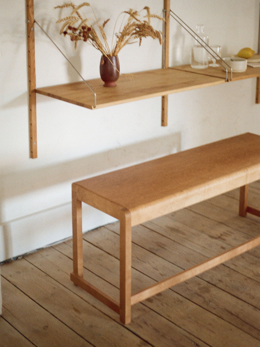 Birch Wood Bench 01
