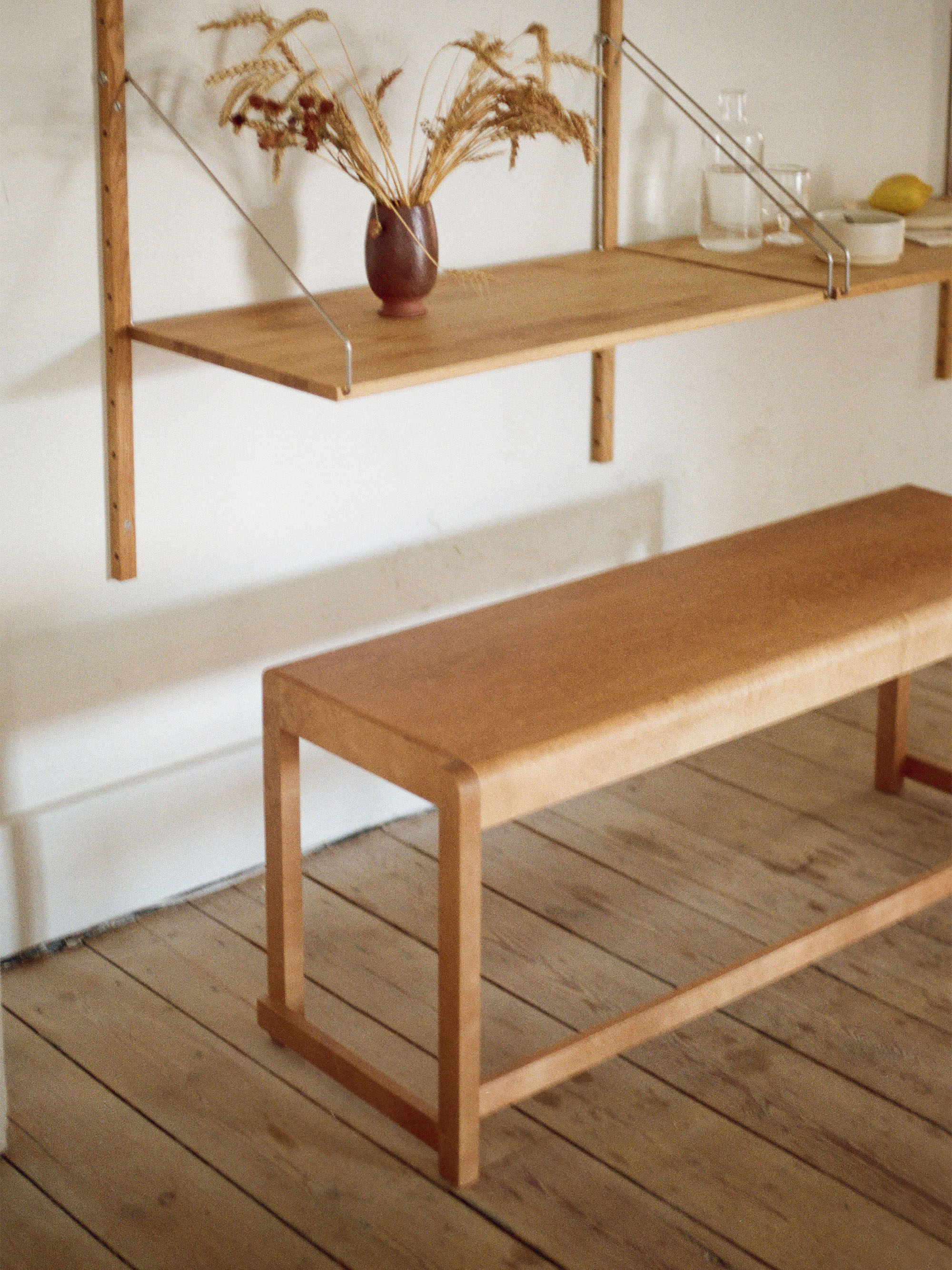 Birch Wood Bench 01