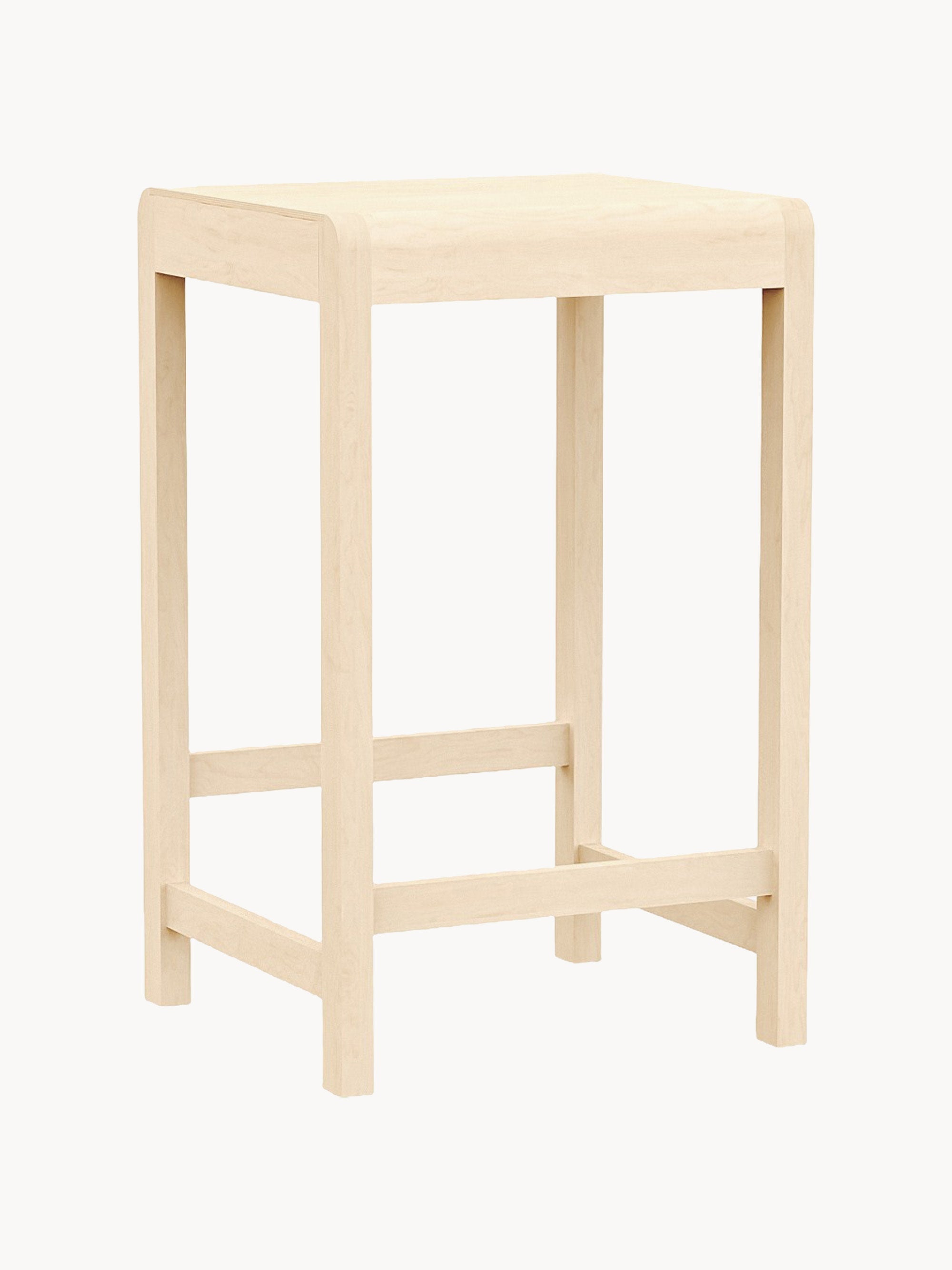 Gallery image 1 - Birch Wood Counter Stool 01