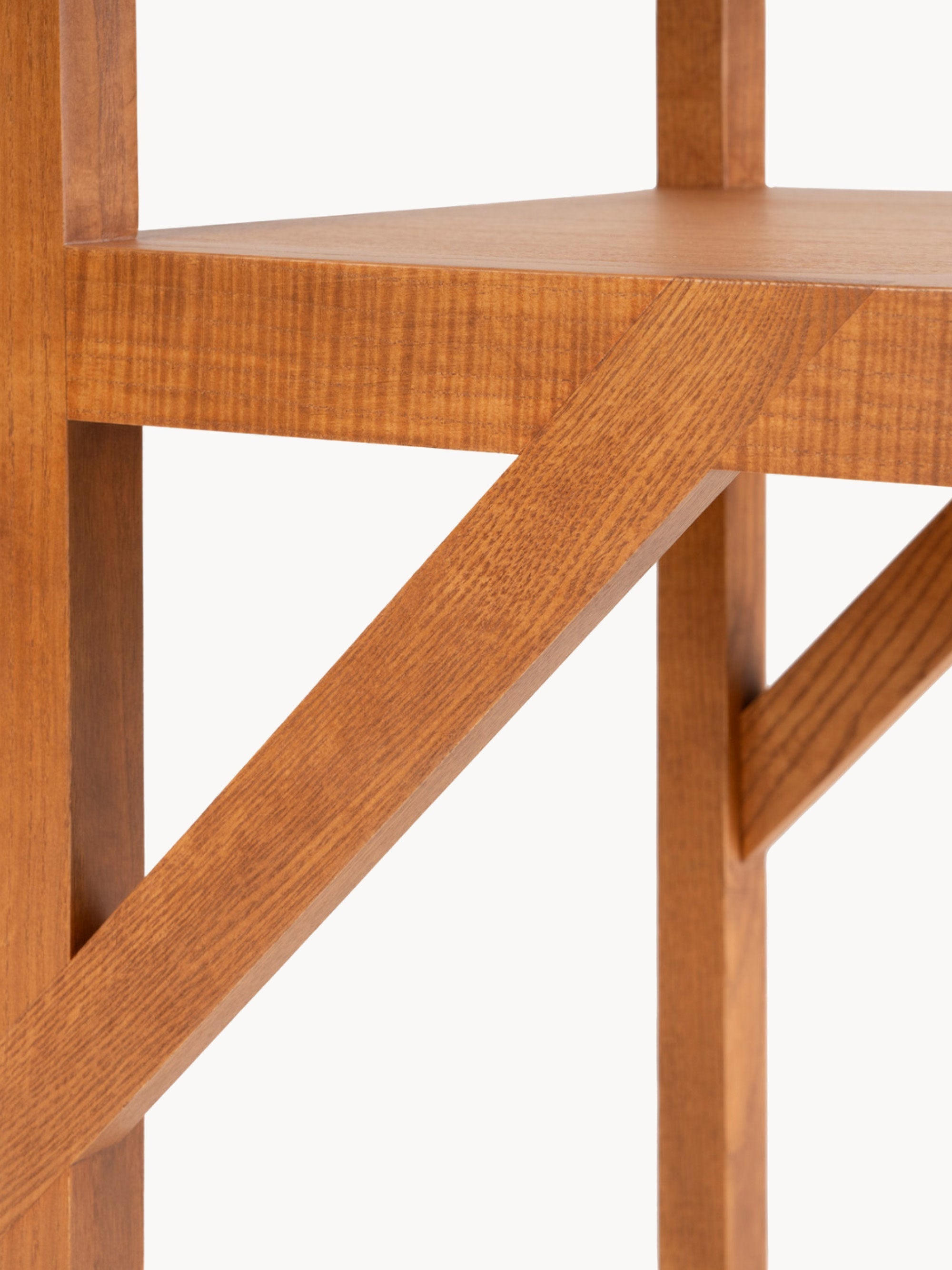 Bracket Ash Wood Dining Chair