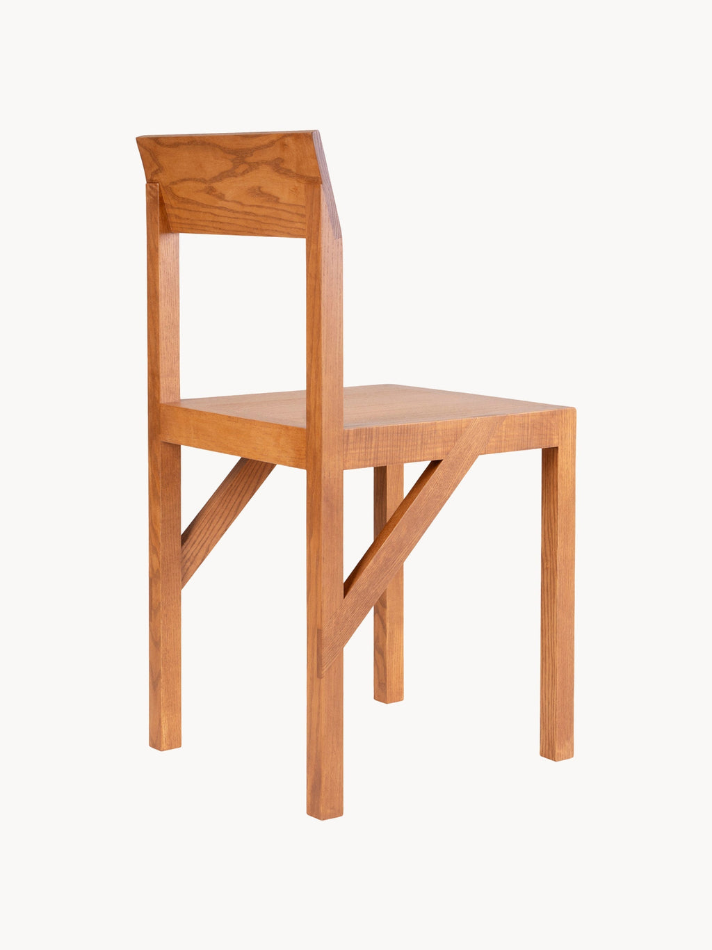 Bracket Ash Wood Dining Chair