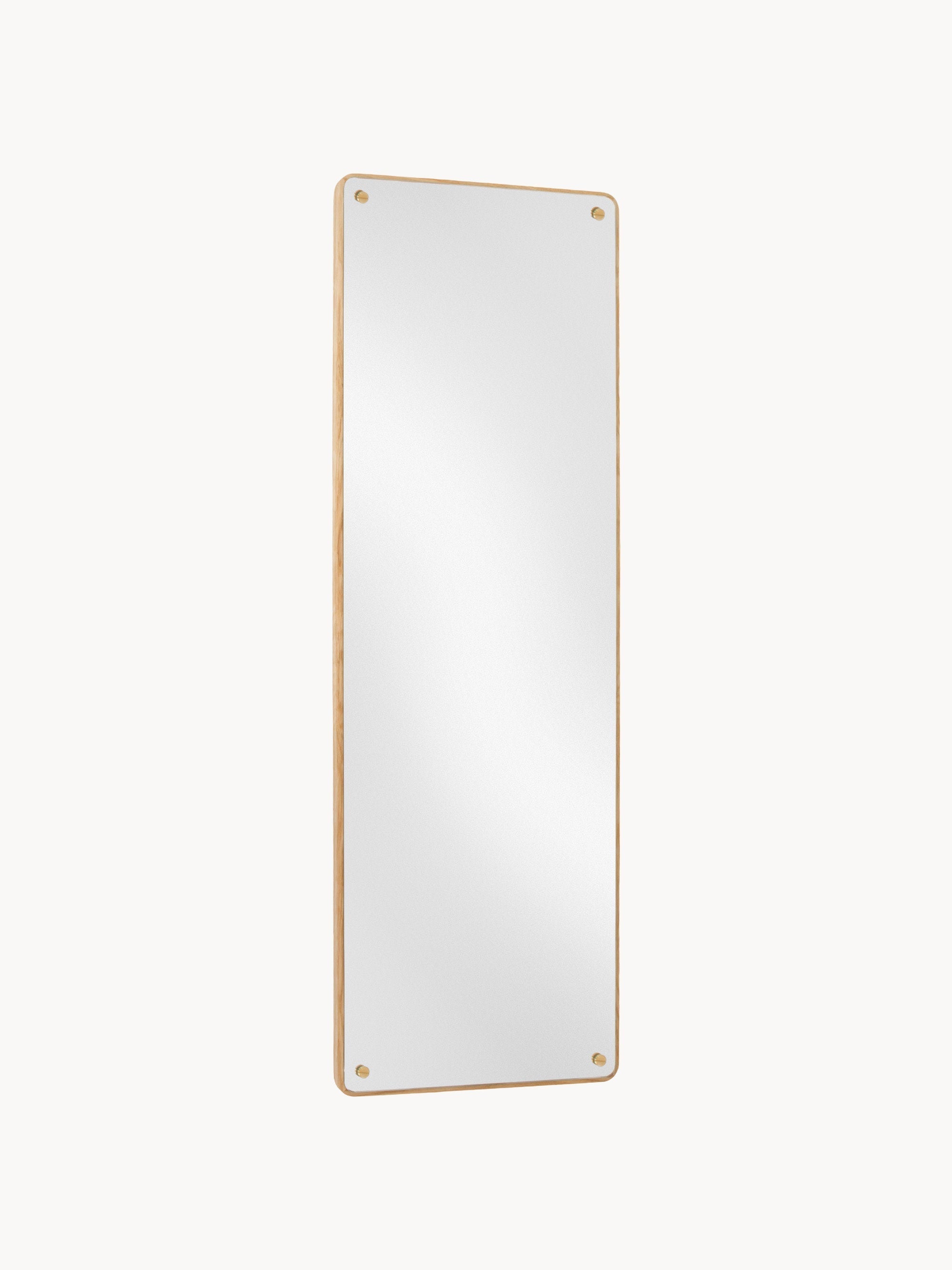 Gallery image 1 - Oak Wood Full-Length Leaner Mirror RM-1