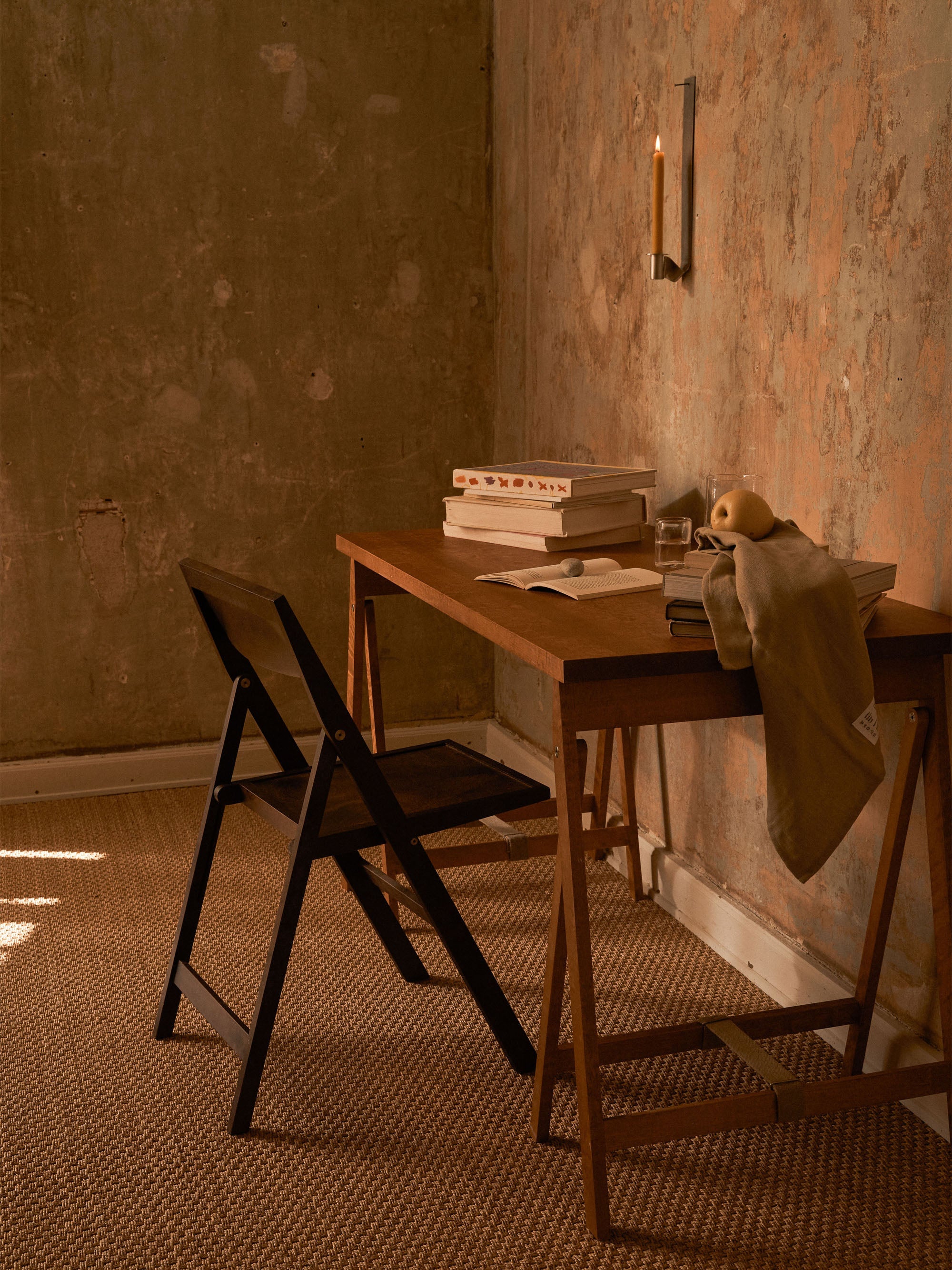 Flat Folding Birch Wood Dining Chair