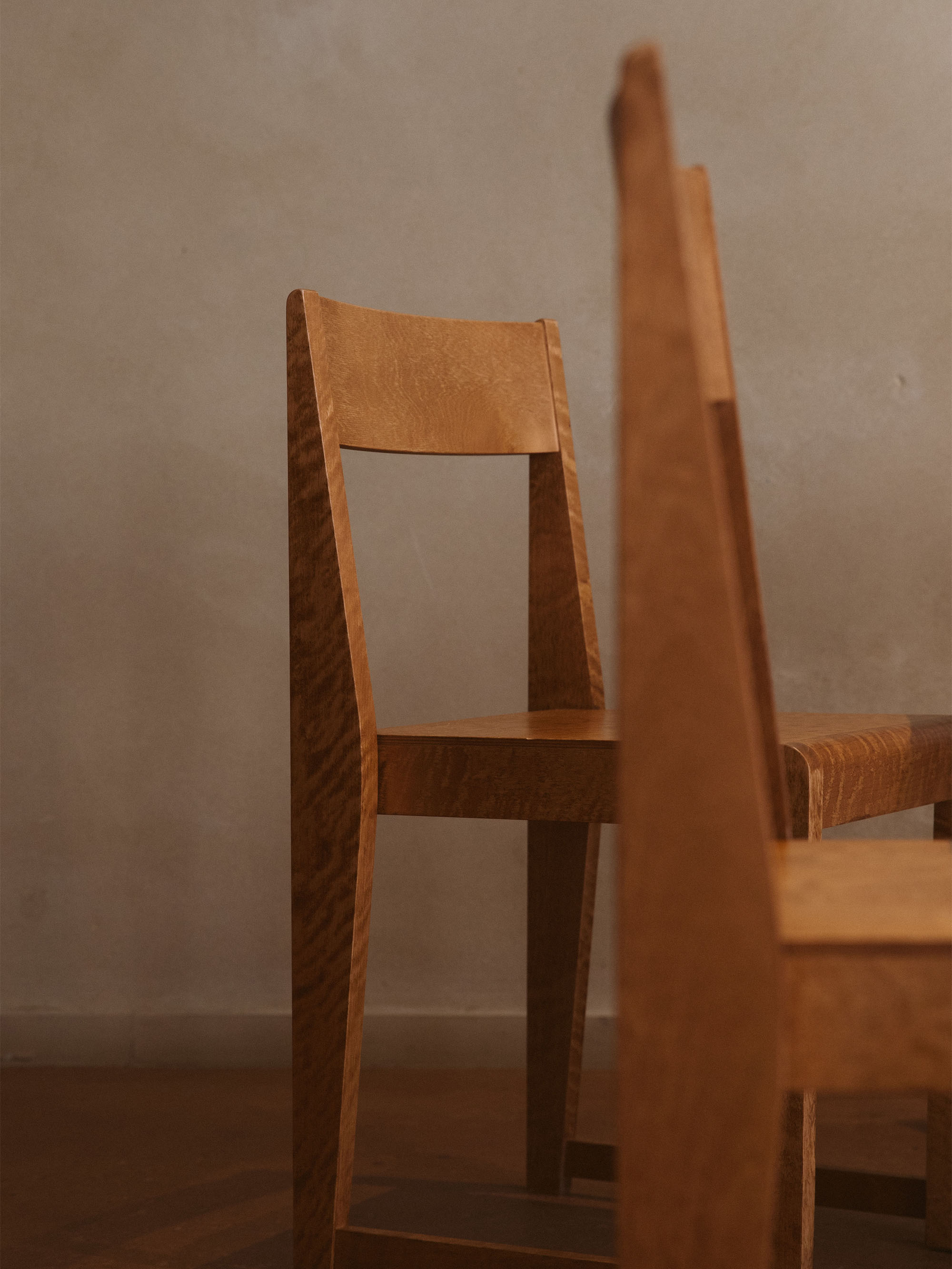 Birch Wood Dining Chair 01