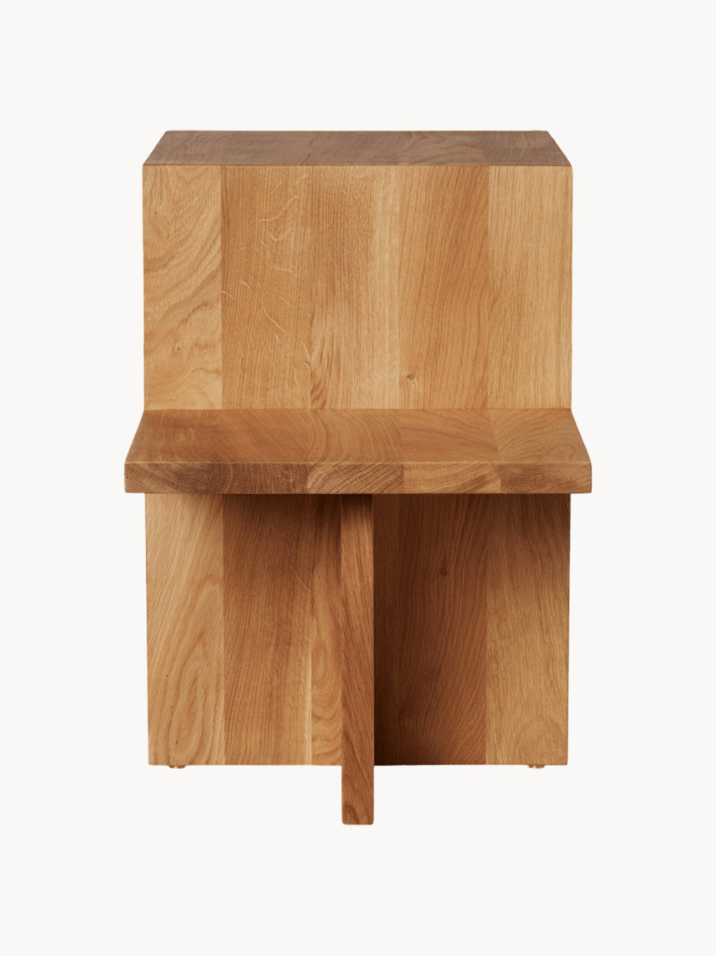 Distinct Oak Wood Side Table