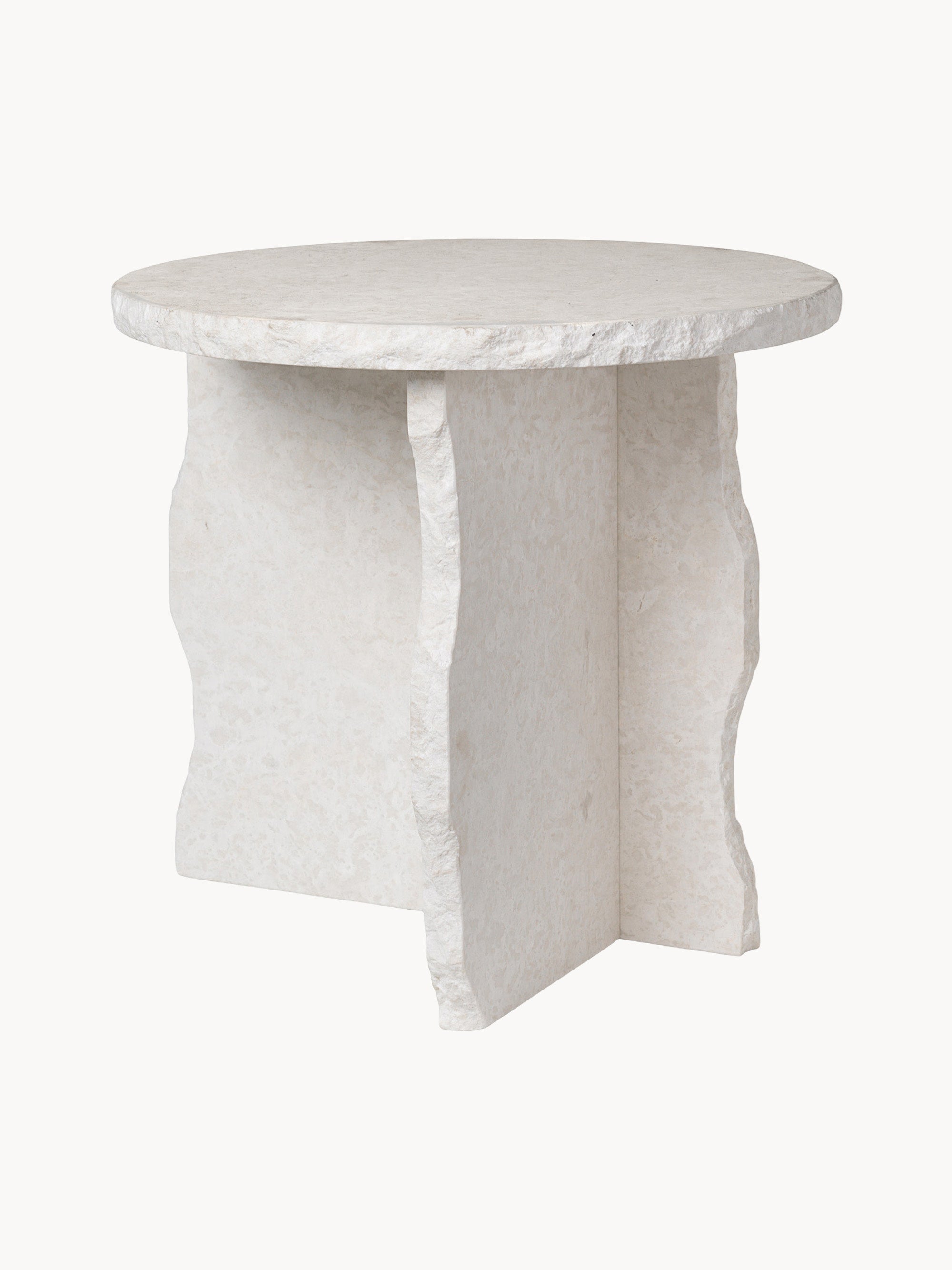 Mineral Handmade Marble Side Table