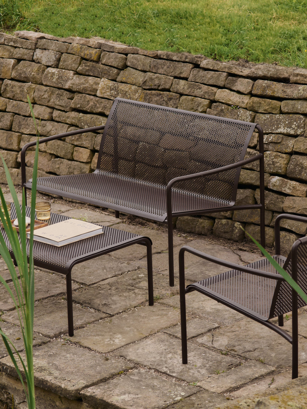 Dapple Steel Garden Sofa (2-seater)