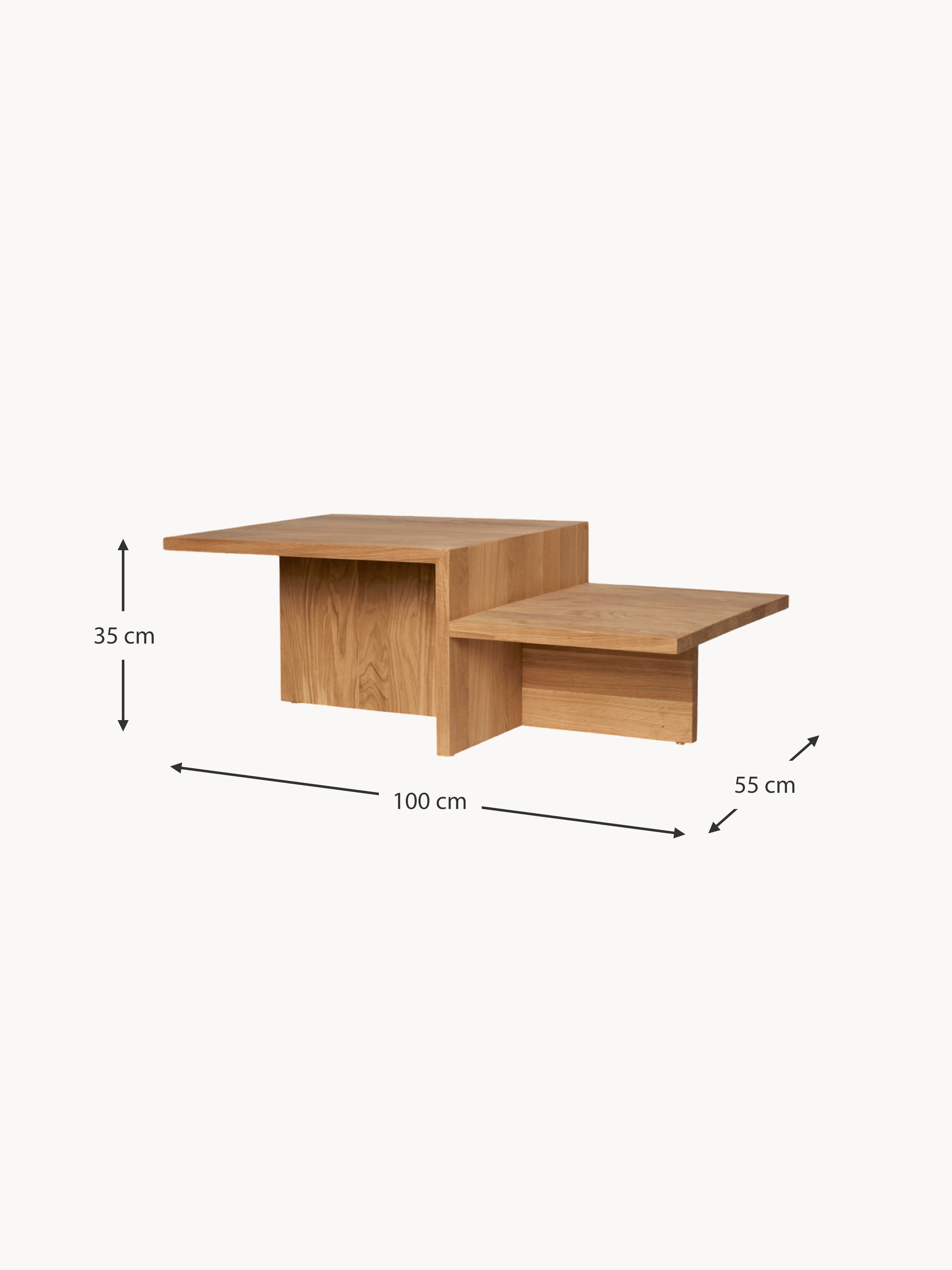 Distinct Oak Wood Coffee Table