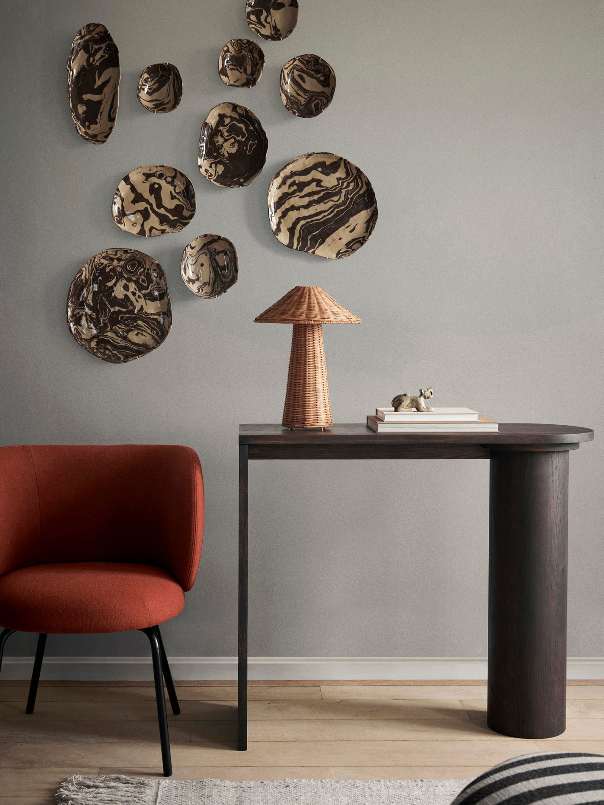 Pylo Oak Wood Console Table