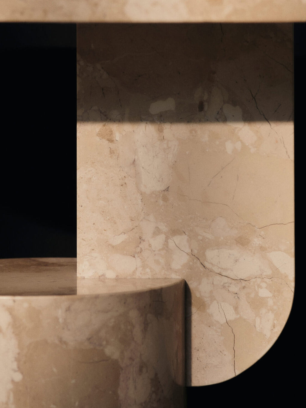 Insert Oval Marble Side Table