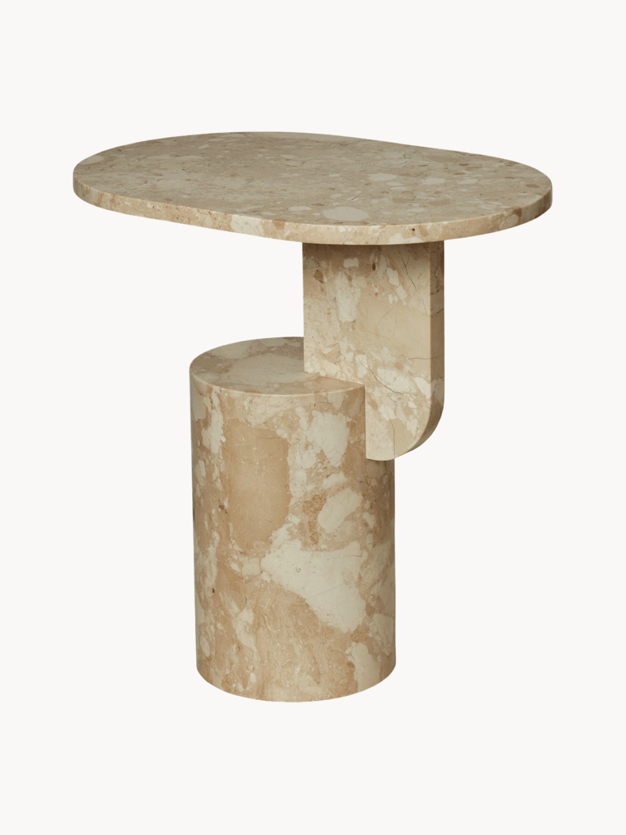 Insert Oval Marble Side Table