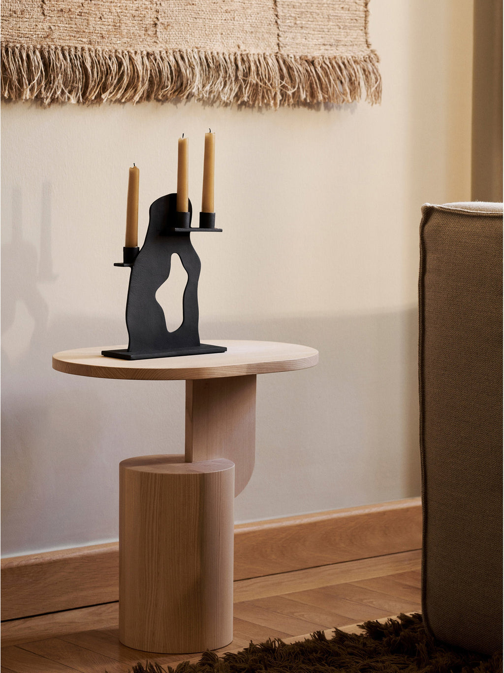 Ash Wood Side Table Insert