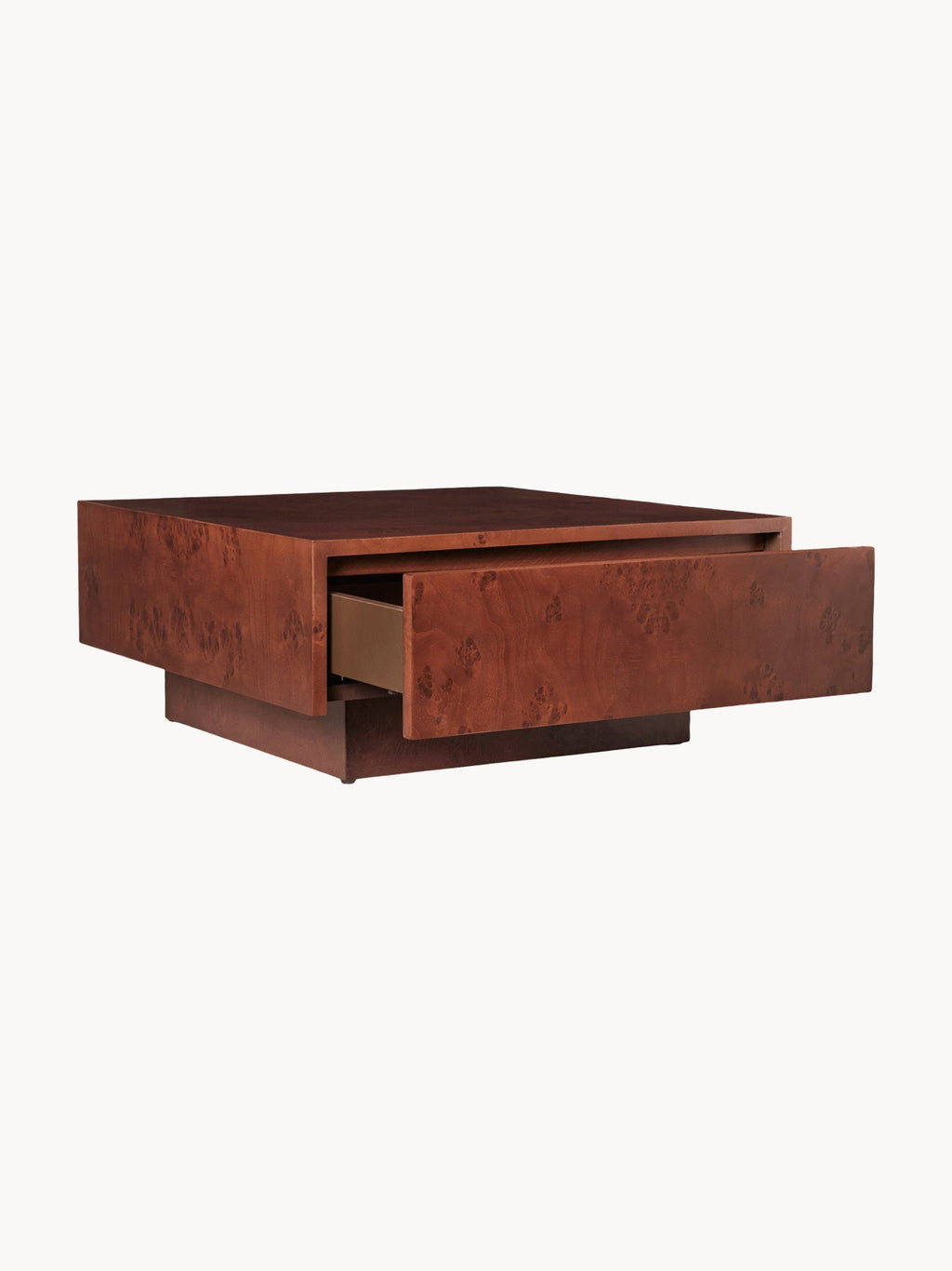 Burl Wooden Coffee Table