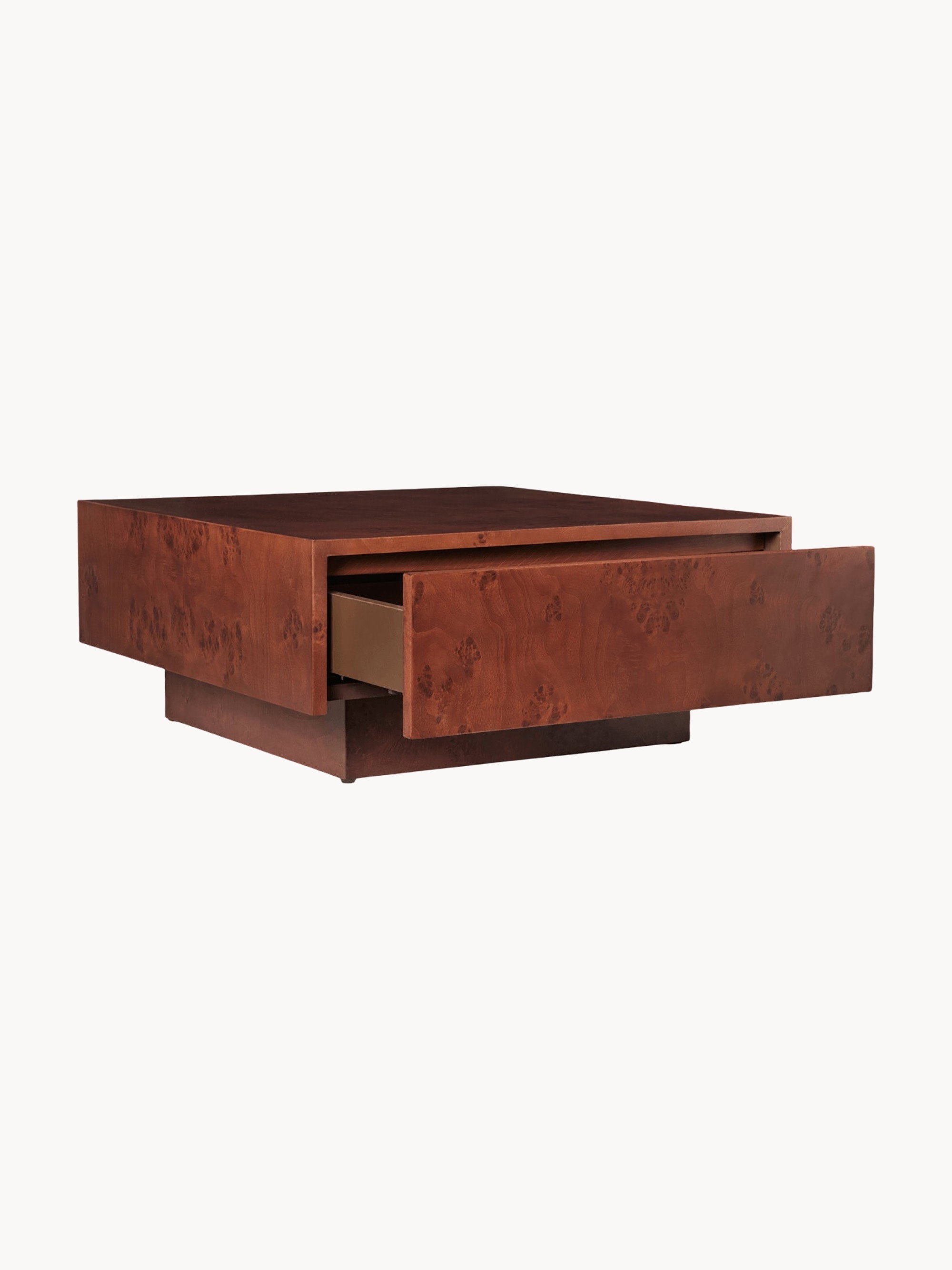 Burl Wooden Coffee Table