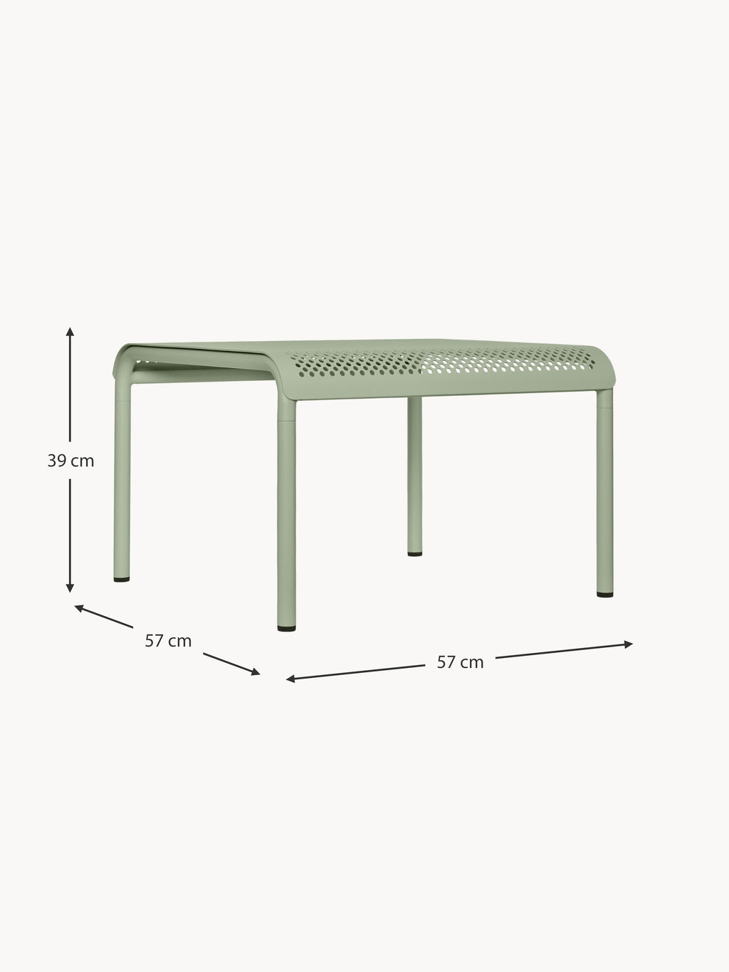 Dapple Steel Garden Coffee Table