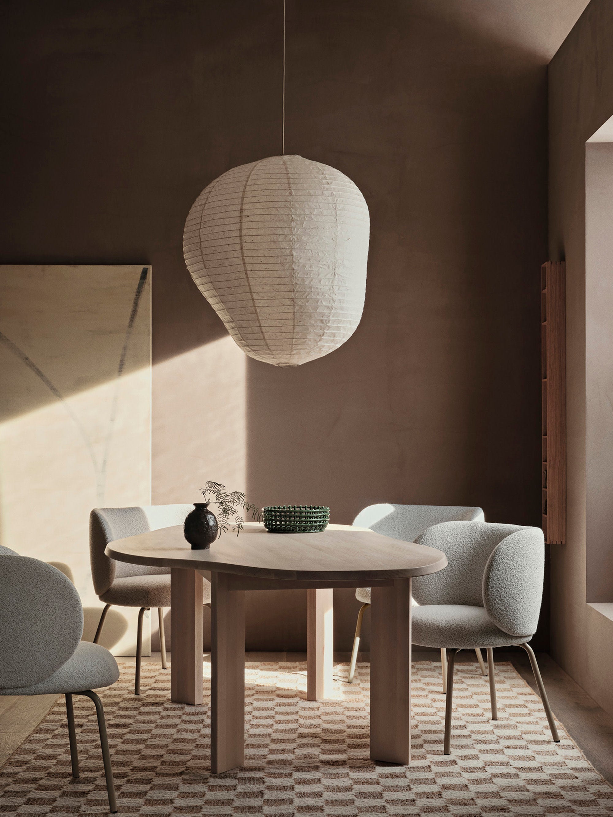 Tarn Beech Wood Dining Table, 220 x 119 cm
