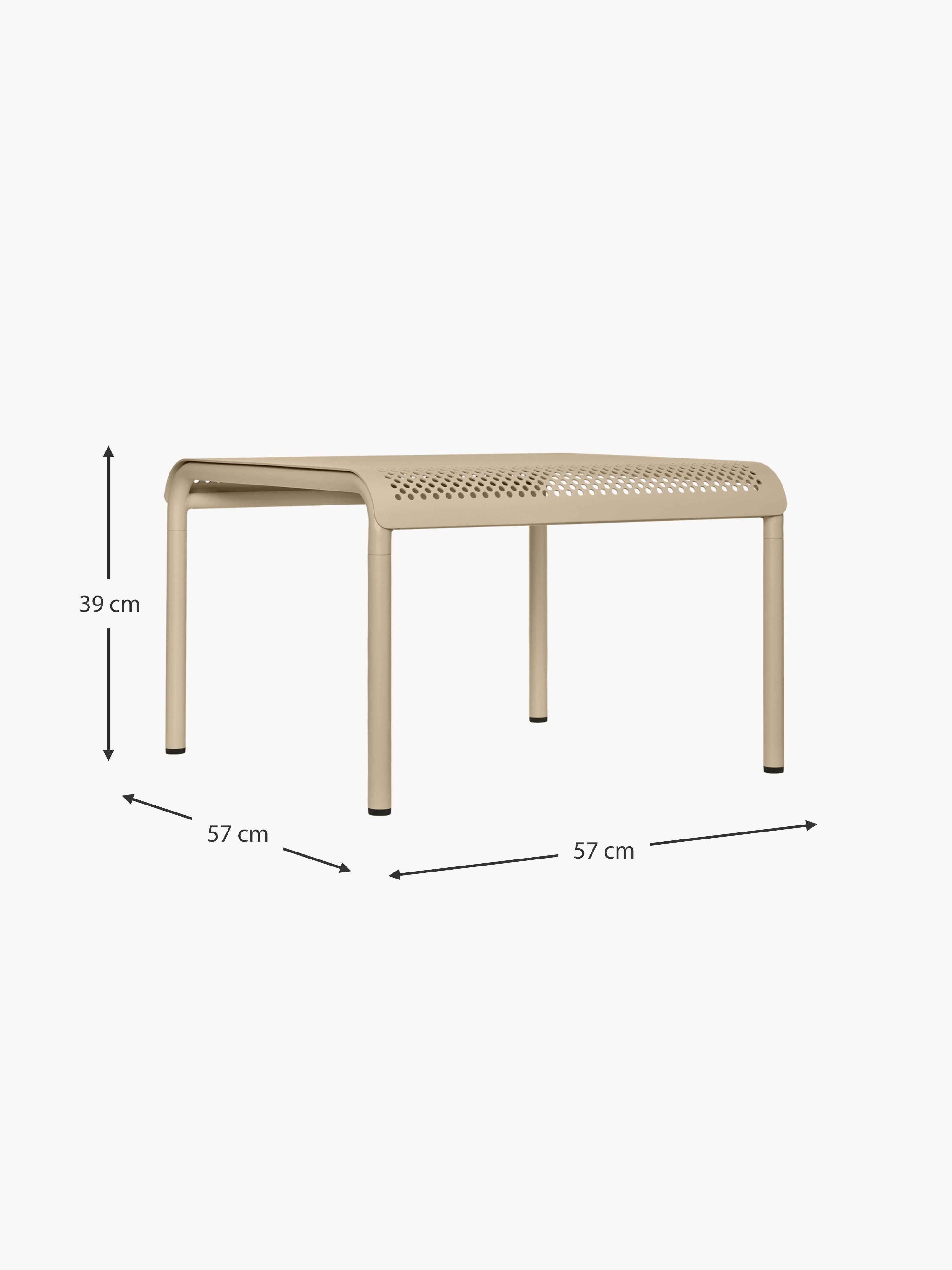 Dapple Steel Garden Coffee Table