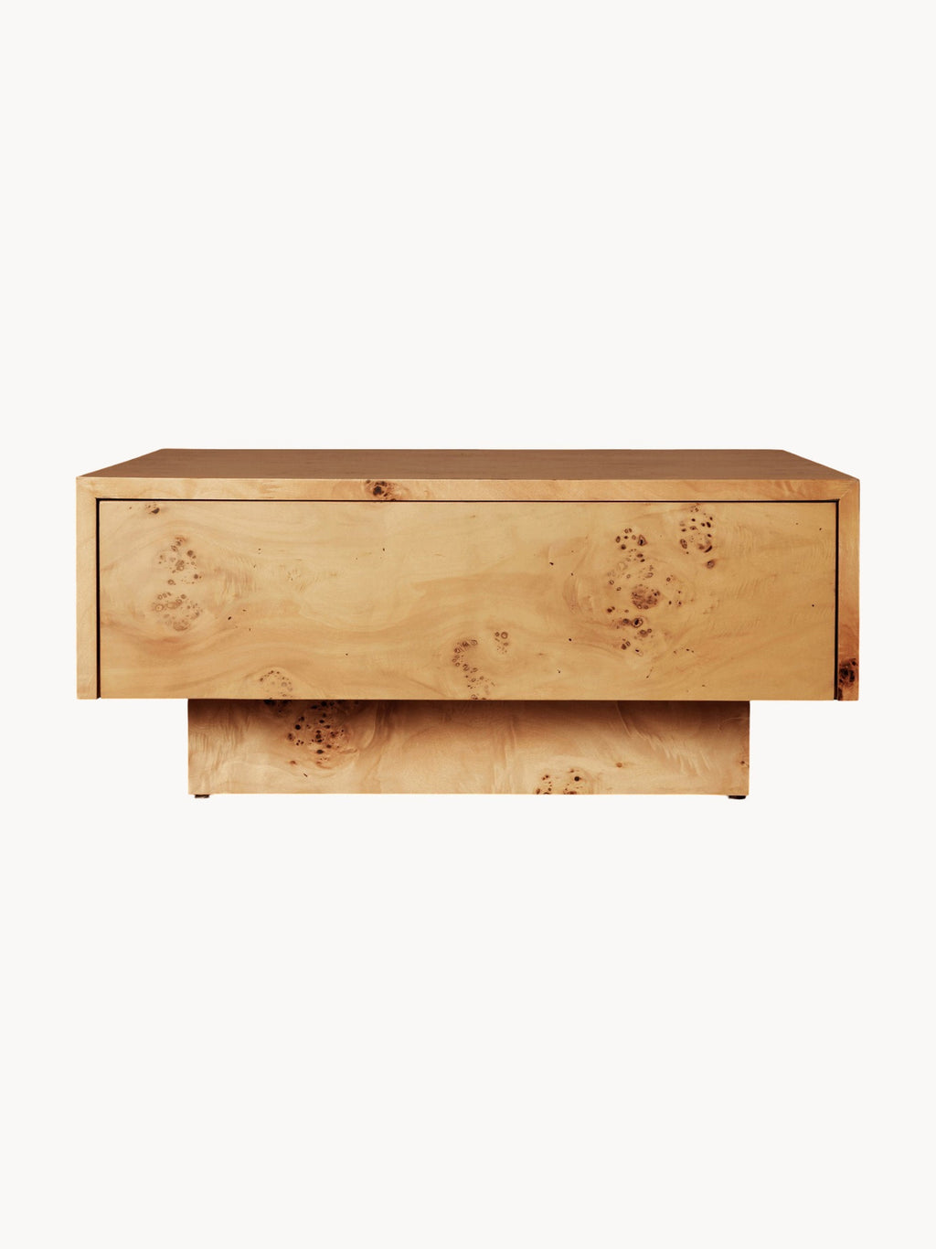 Burl Wooden Coffee Table