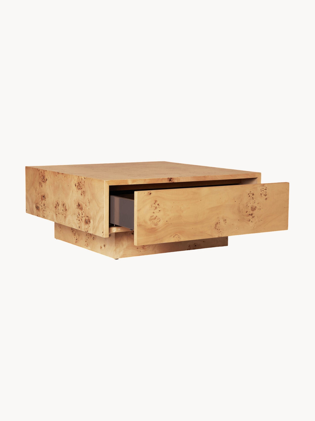 Burl Wooden Coffee Table