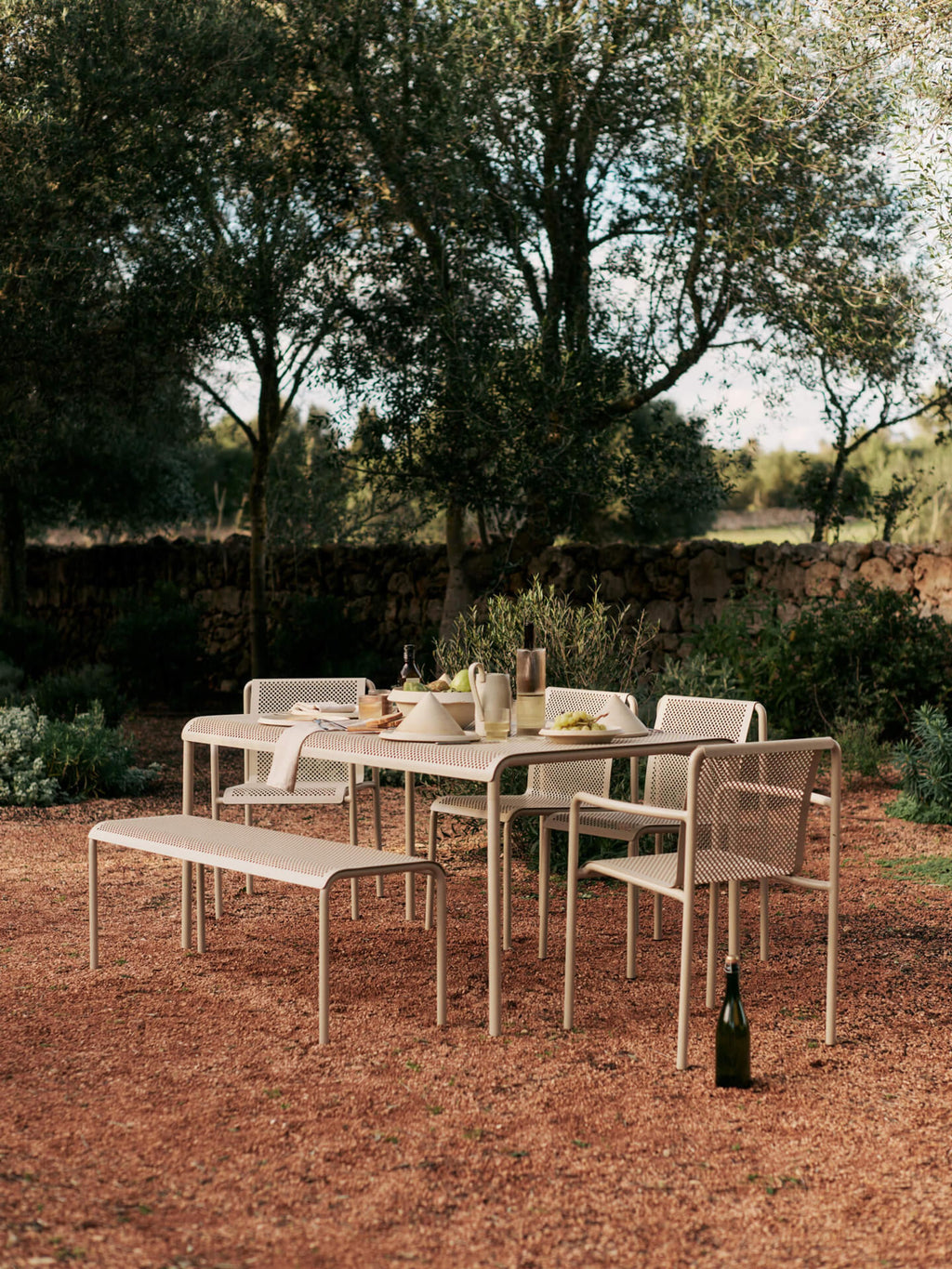 Dapple Steel Garden Coffee Table