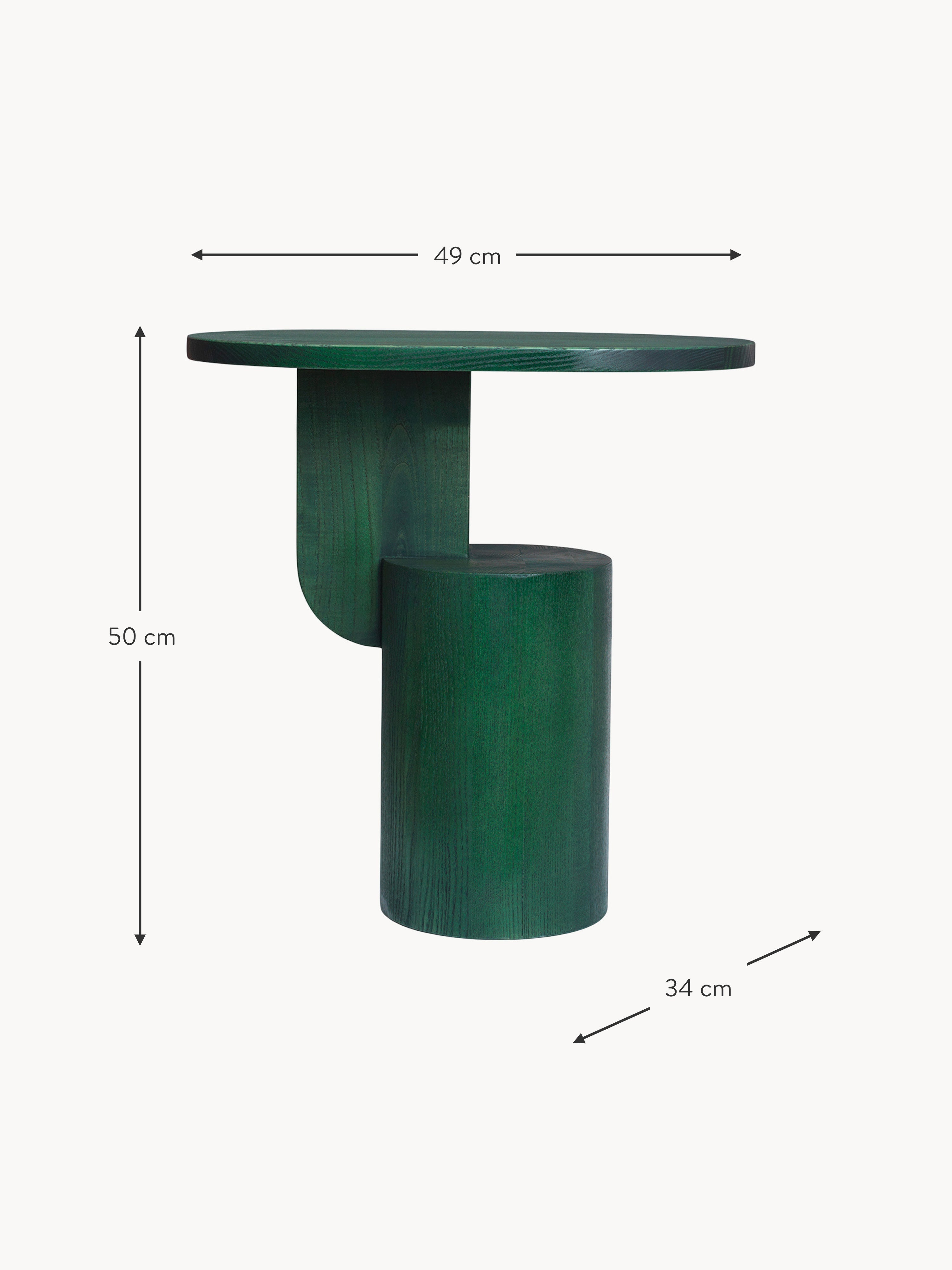 Ash Wood Side Table Insert