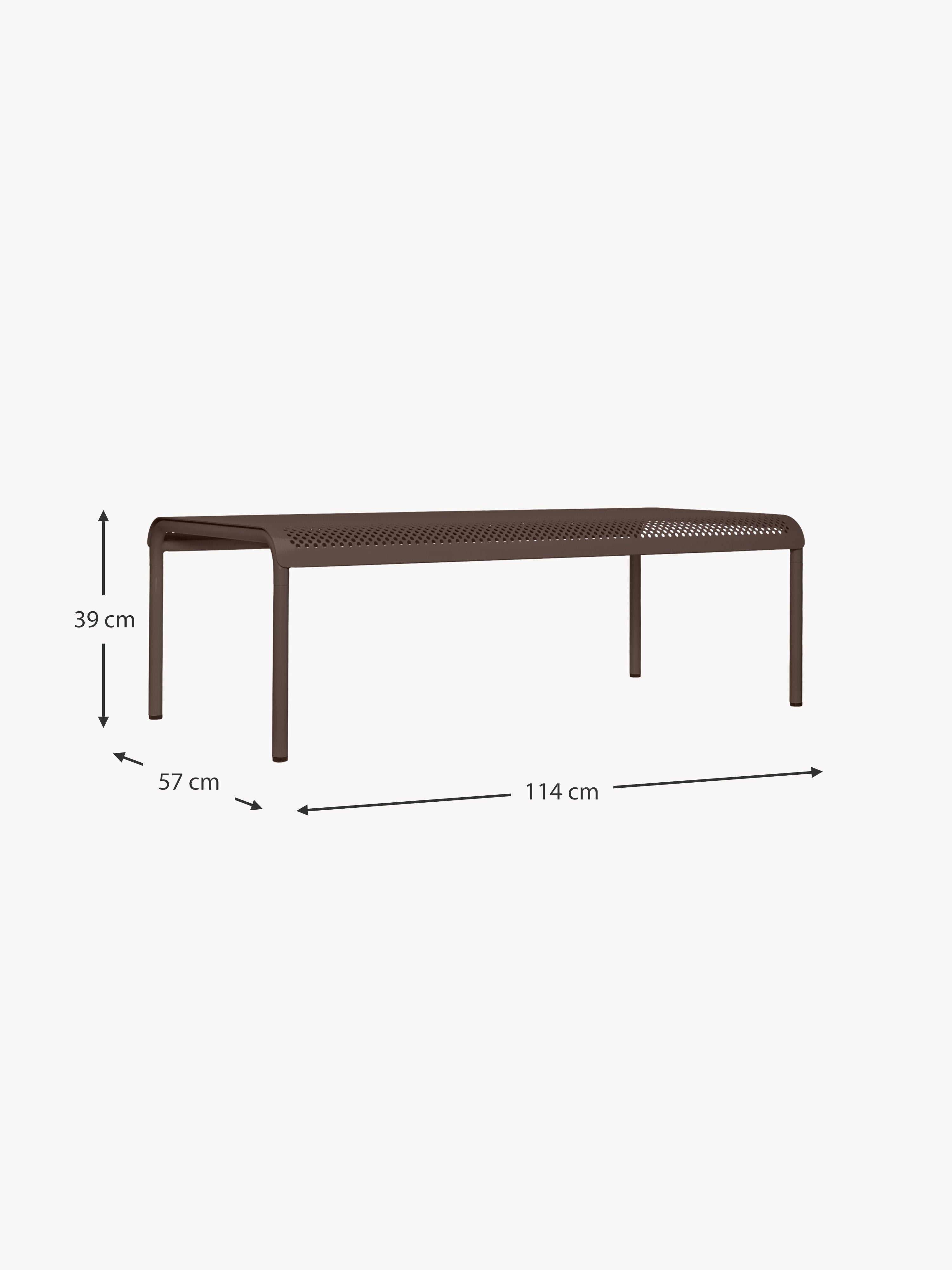 Dapple Steel Garden Coffee Table