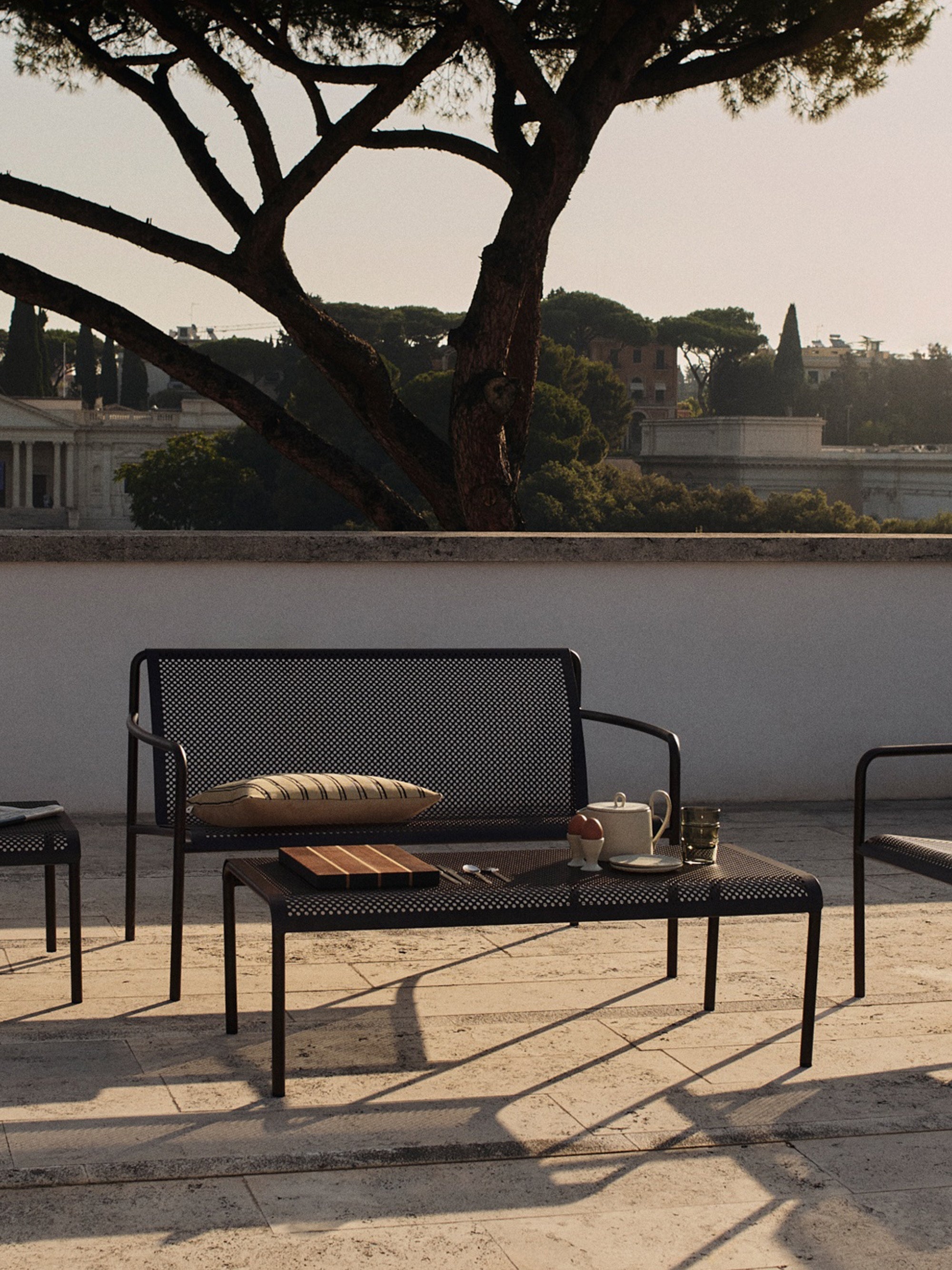 Dapple Steel Garden Coffee Table