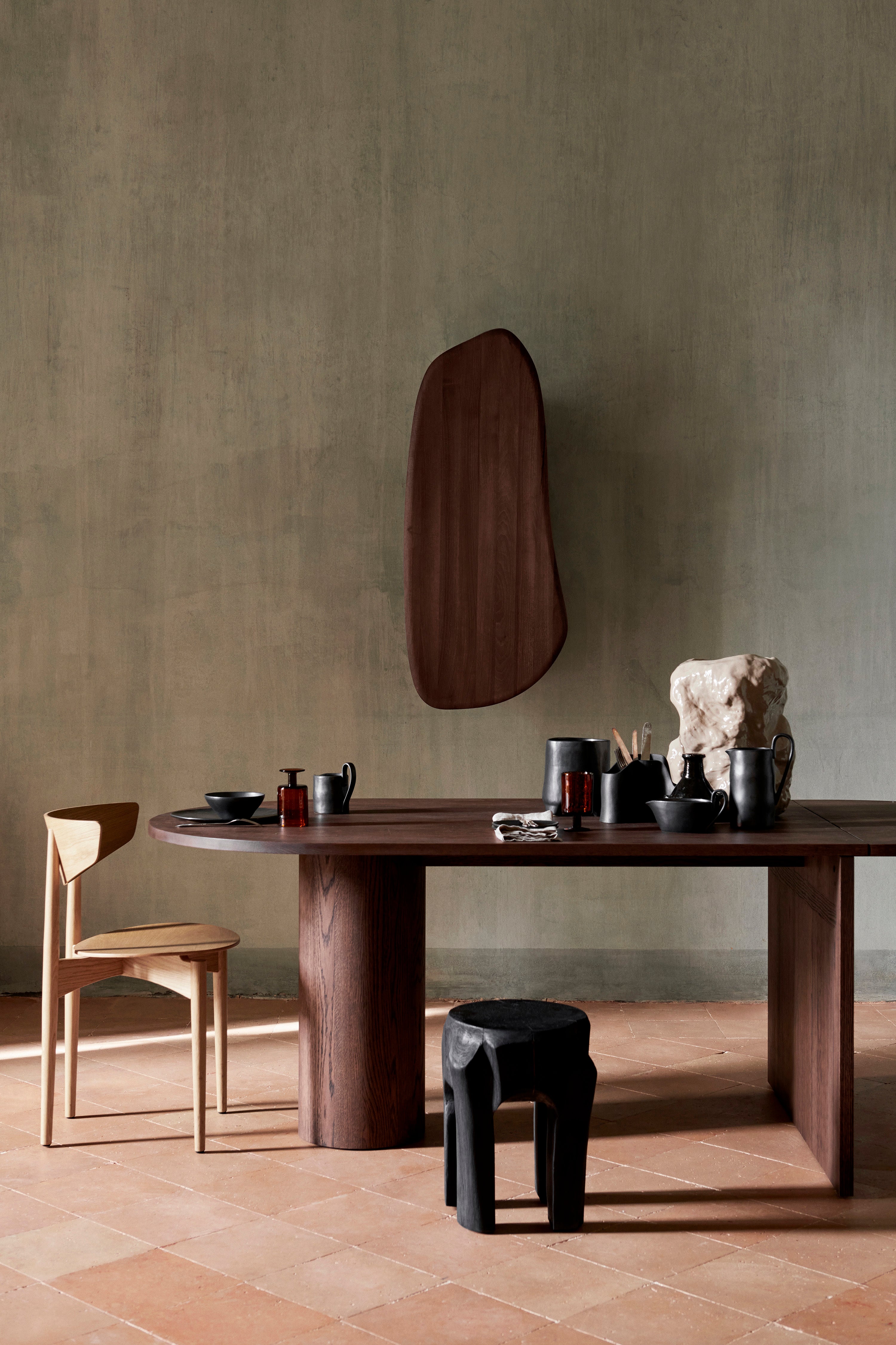 Pylo Extendable Oak Wood Dining Table, 160 - 210 x 100 cm