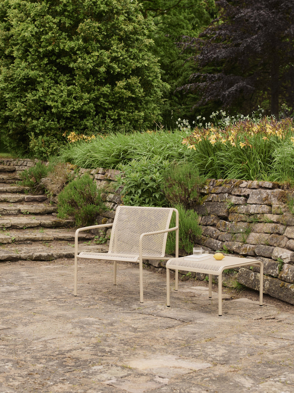 Dapple Steel Garden Armchair