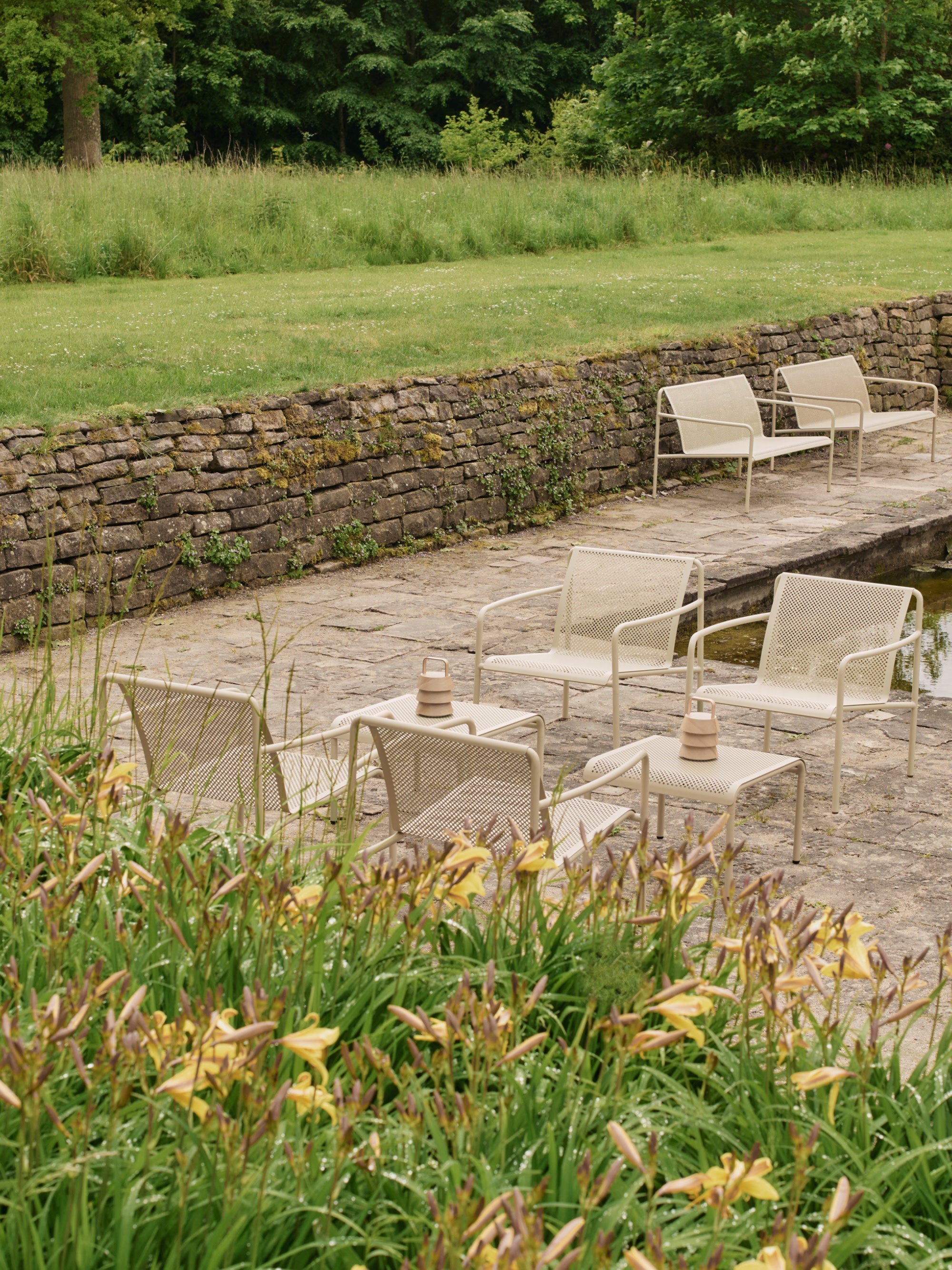 Dapple Steel Garden Armchair