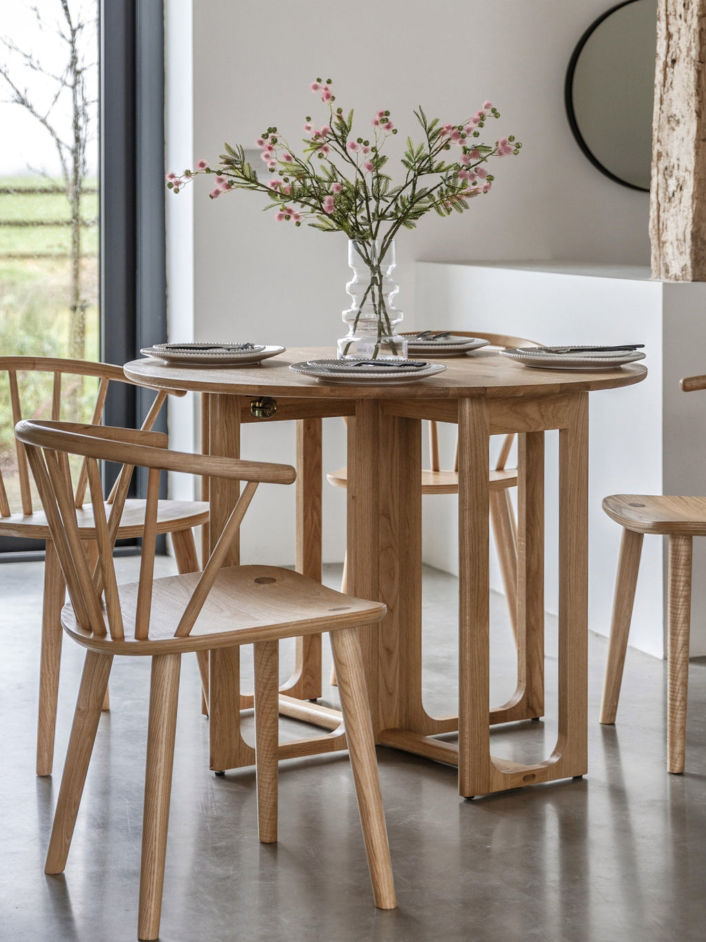Craft Round Folding Dining Table, Ø 100 cm