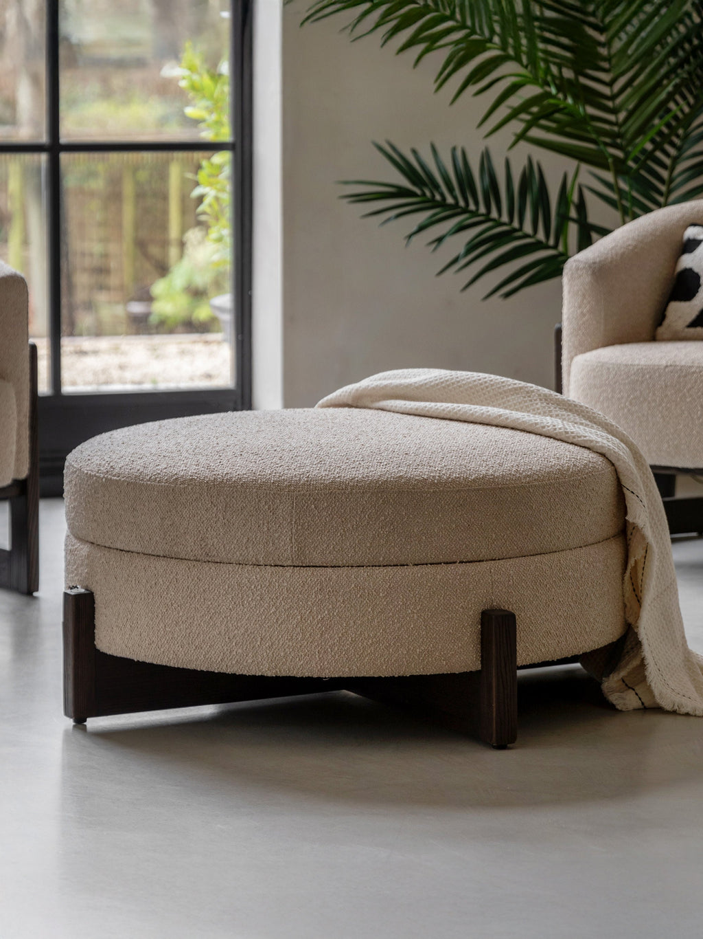 Sofa Stool Cercola With Storage Space