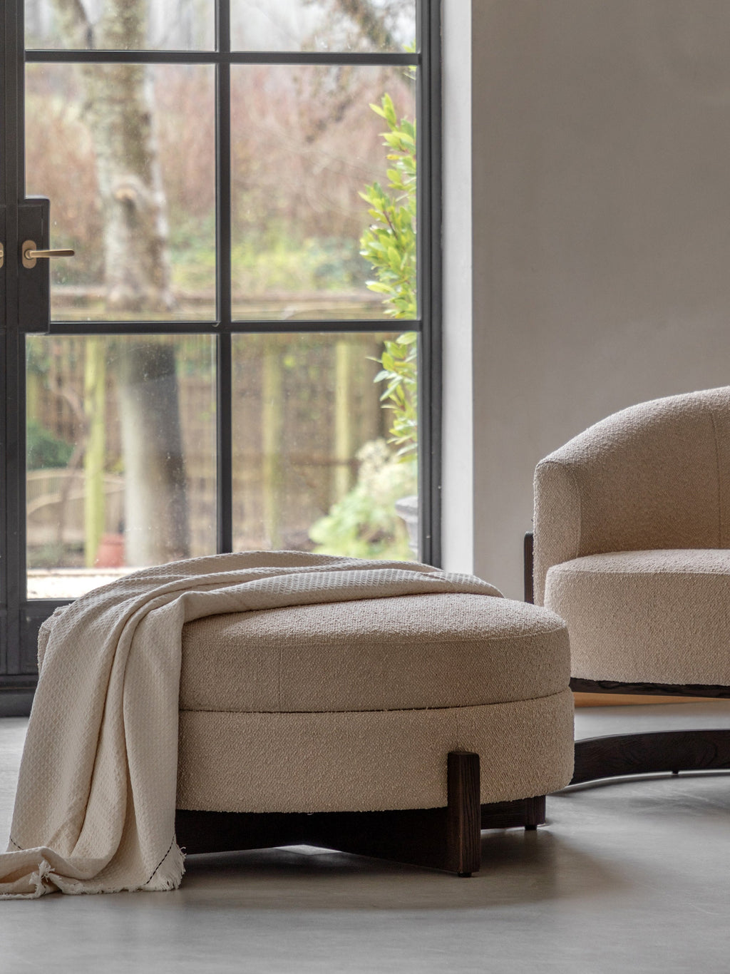 Sofa Stool Cercola With Storage Space