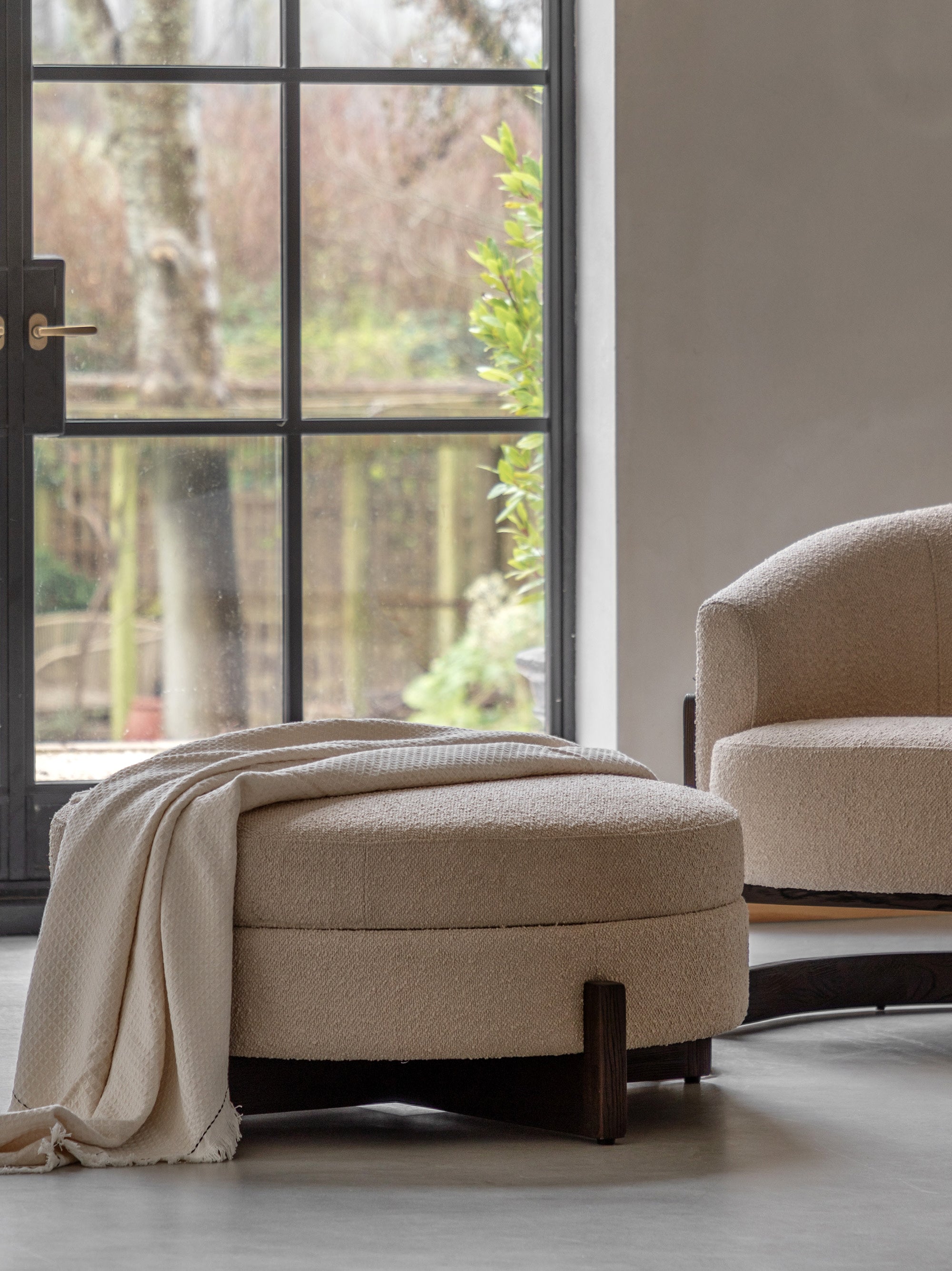 Sofa Stool Cercola With Storage Space