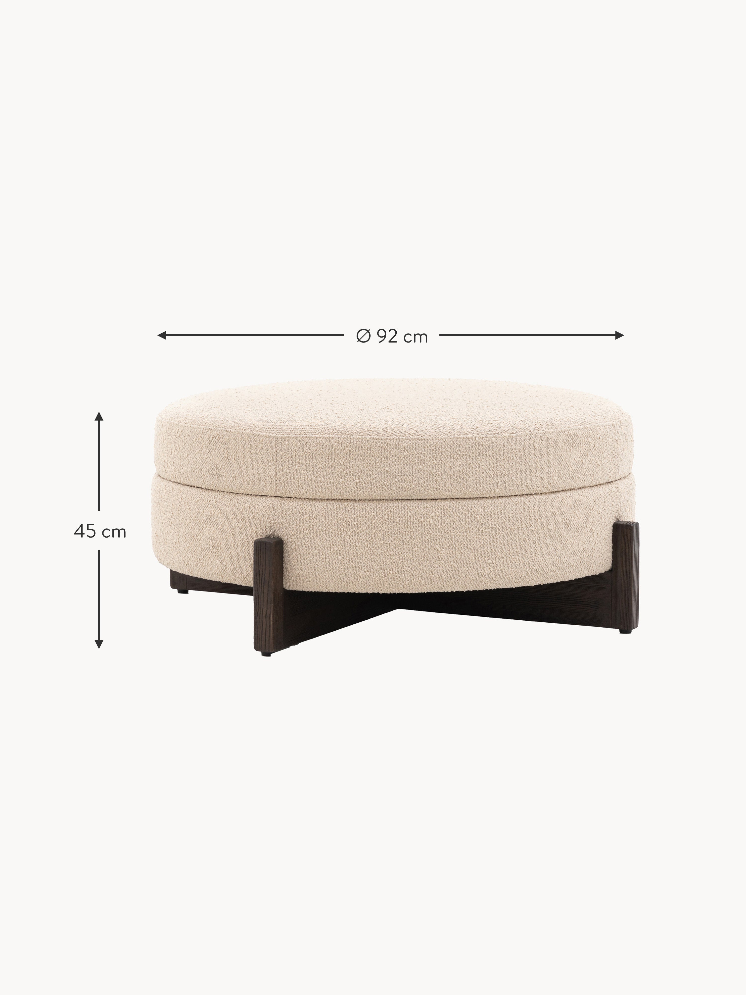 Sofa Stool Cercola With Storage Space