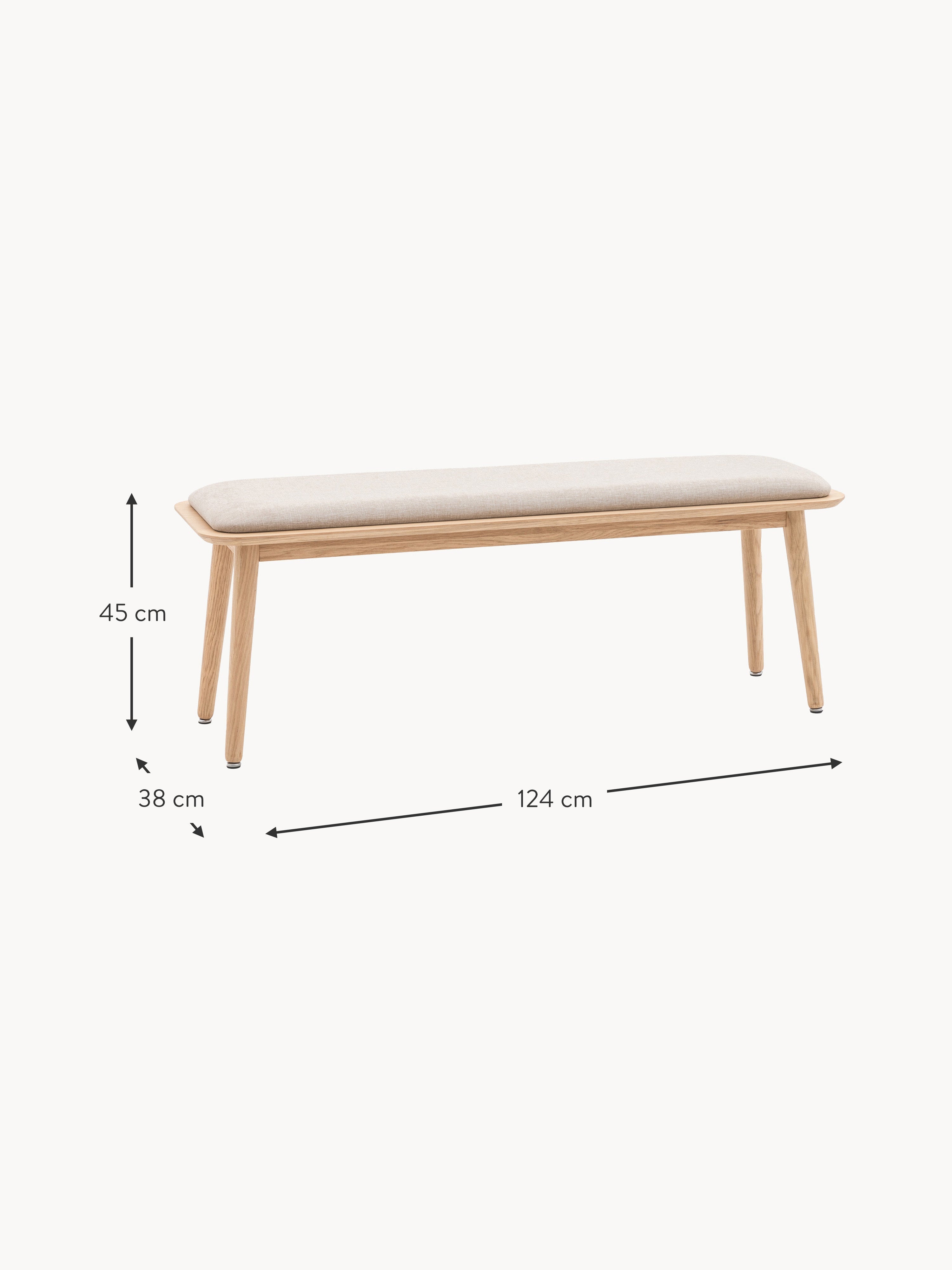 Hatfield Wooden Bench